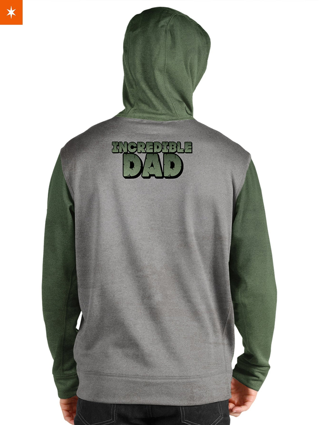 Fandomaniax - Incredible Dad Unisex Pullover Hoodie