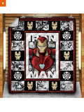 Fandomaniax - Iron Maniac Quilt Blanket