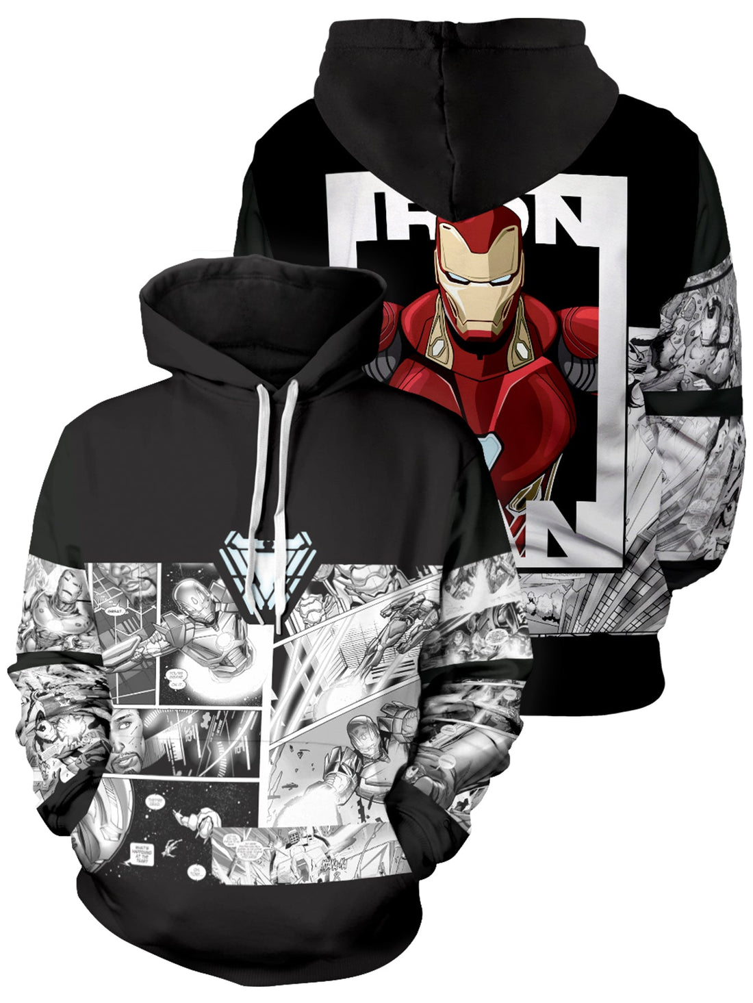 Fandomaniax - Iron Maniac Unisex Pullover Hoodie