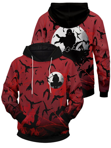 Fandomaniax - Itachi Crow Unisex Pullover Hoodie