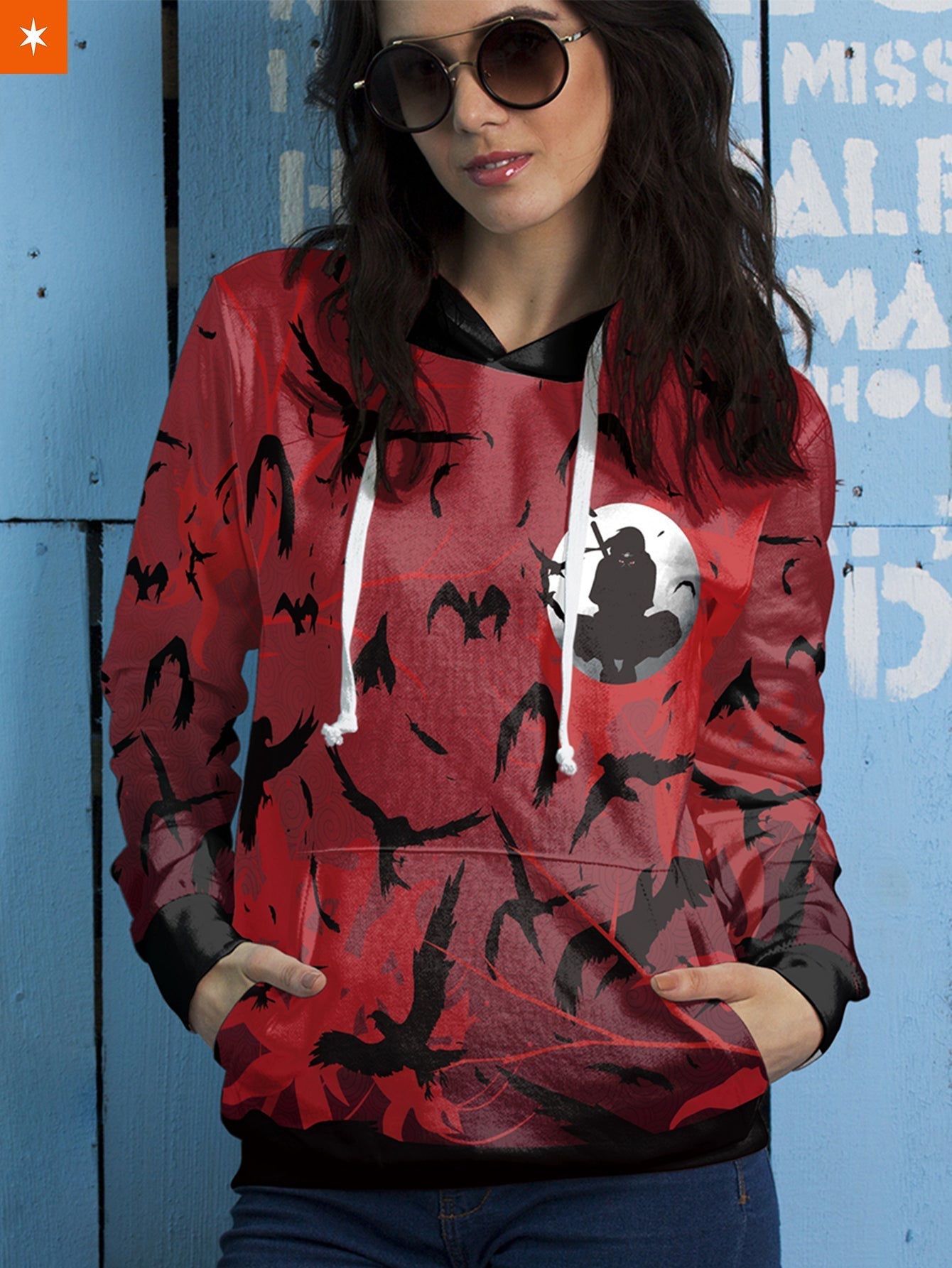 Fandomaniax - Itachi Crow Unisex Pullover Hoodie