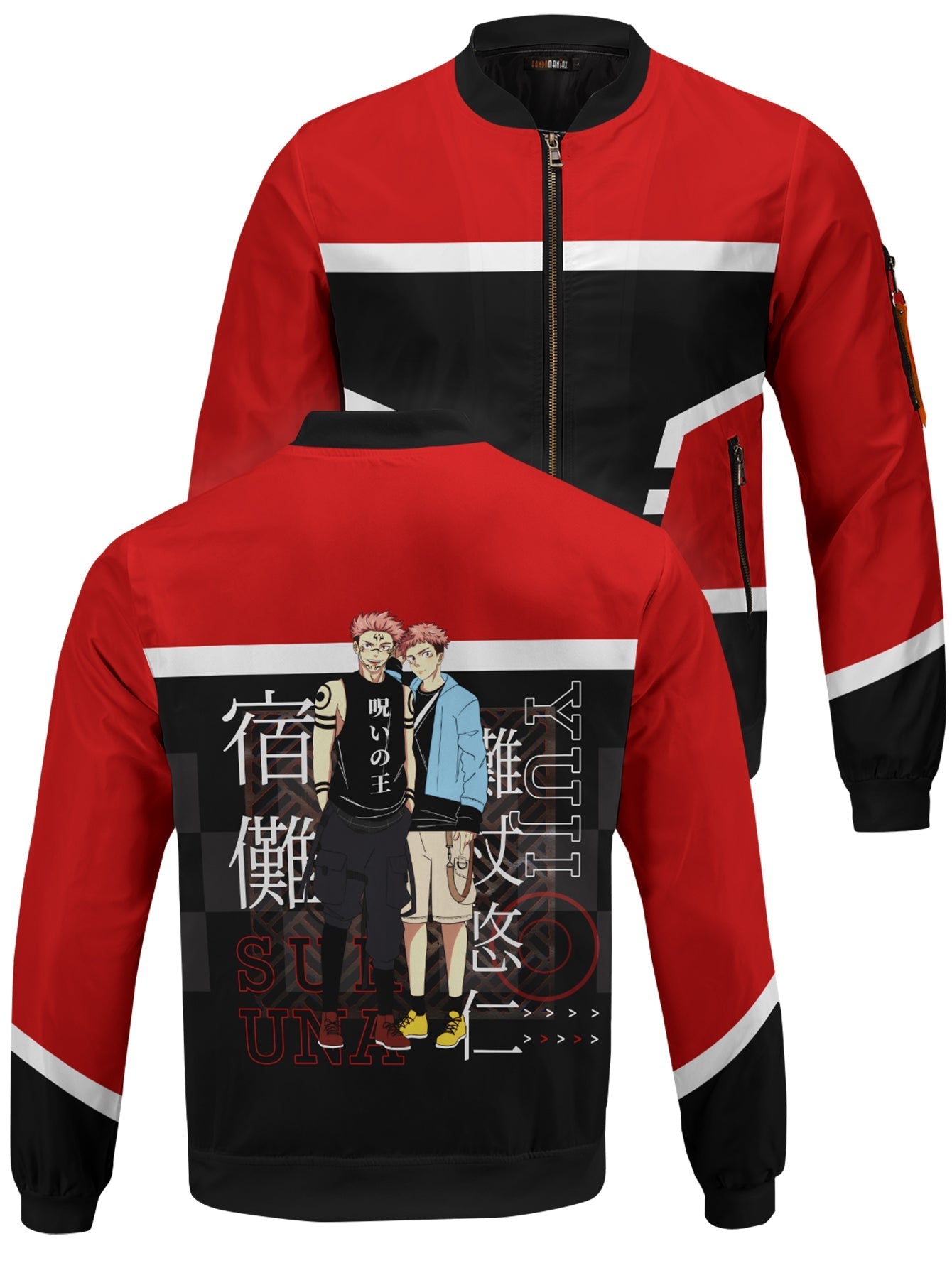 Fandomaniax - Itadori Sukuna Stwear Bomber Jacket