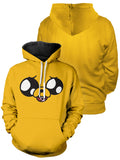 Fandomaniax - Jake Adventure Time v2 Unisex Pullover Hoodie