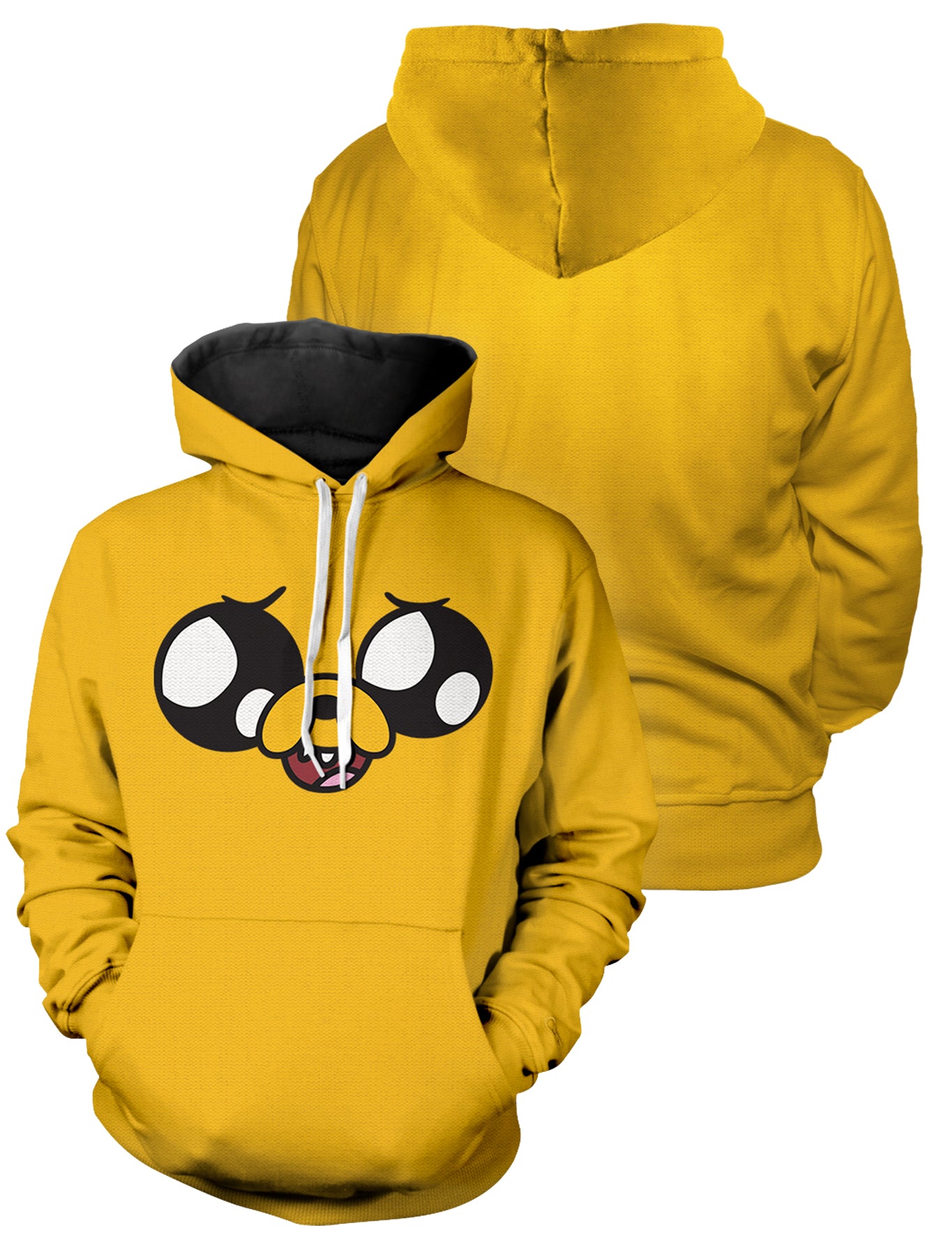 Fandomaniax - Jake Adventure Time v2 Unisex Pullover Hoodie