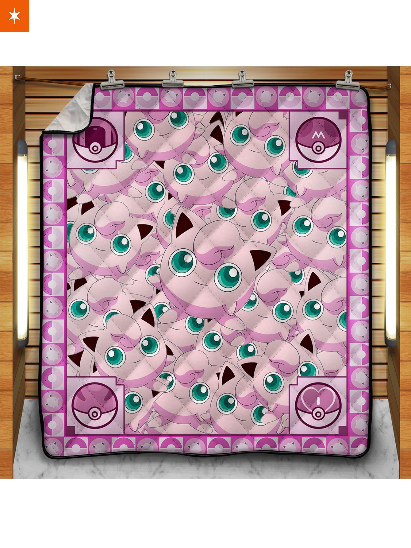 Fandomaniax - Jigglypuff Quilt Blanket