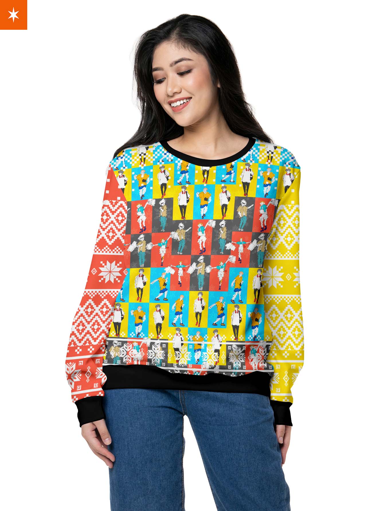 Fandomaniax - JJK Paradise Christmas Unisex Wool Sweater