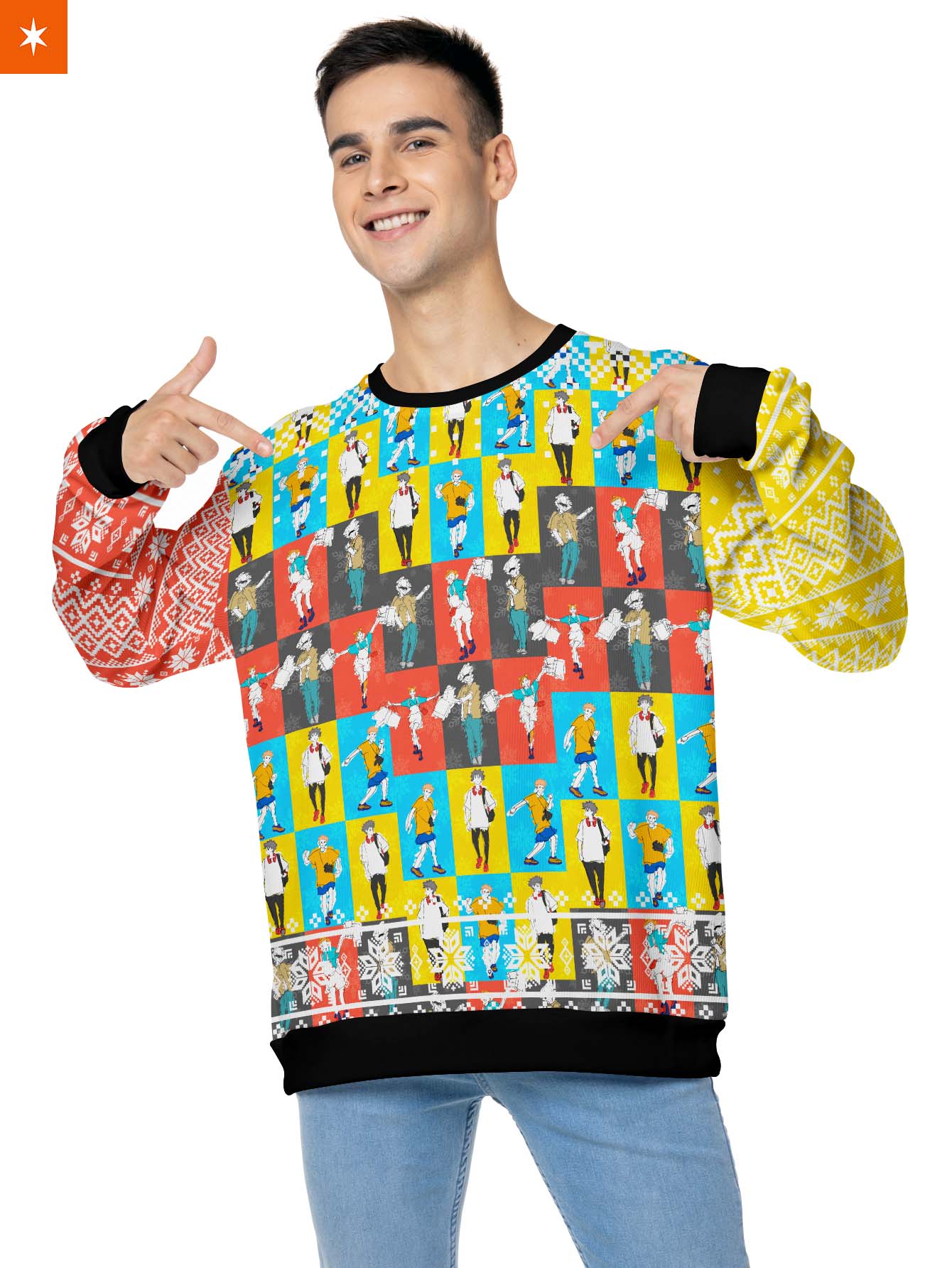 Fandomaniax - JJK Paradise Christmas Unisex Wool Sweater