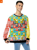 Fandomaniax - JJK Paradise Christmas Unisex Wool Sweater