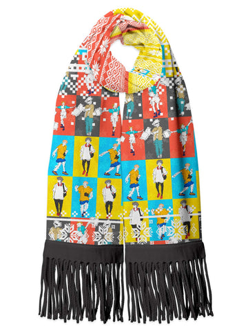 Fandomaniax - JJK Paradise Christmas Wool Scarf