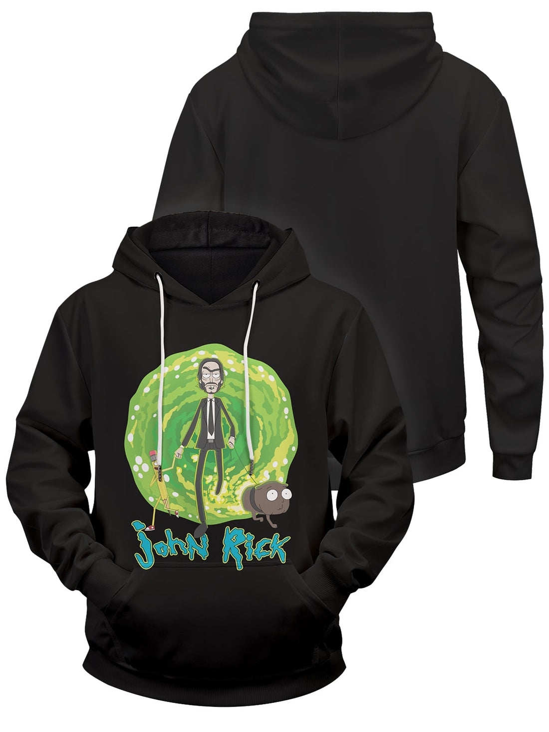 Fandomaniax - John Rick Unisex Pullover Hoodie