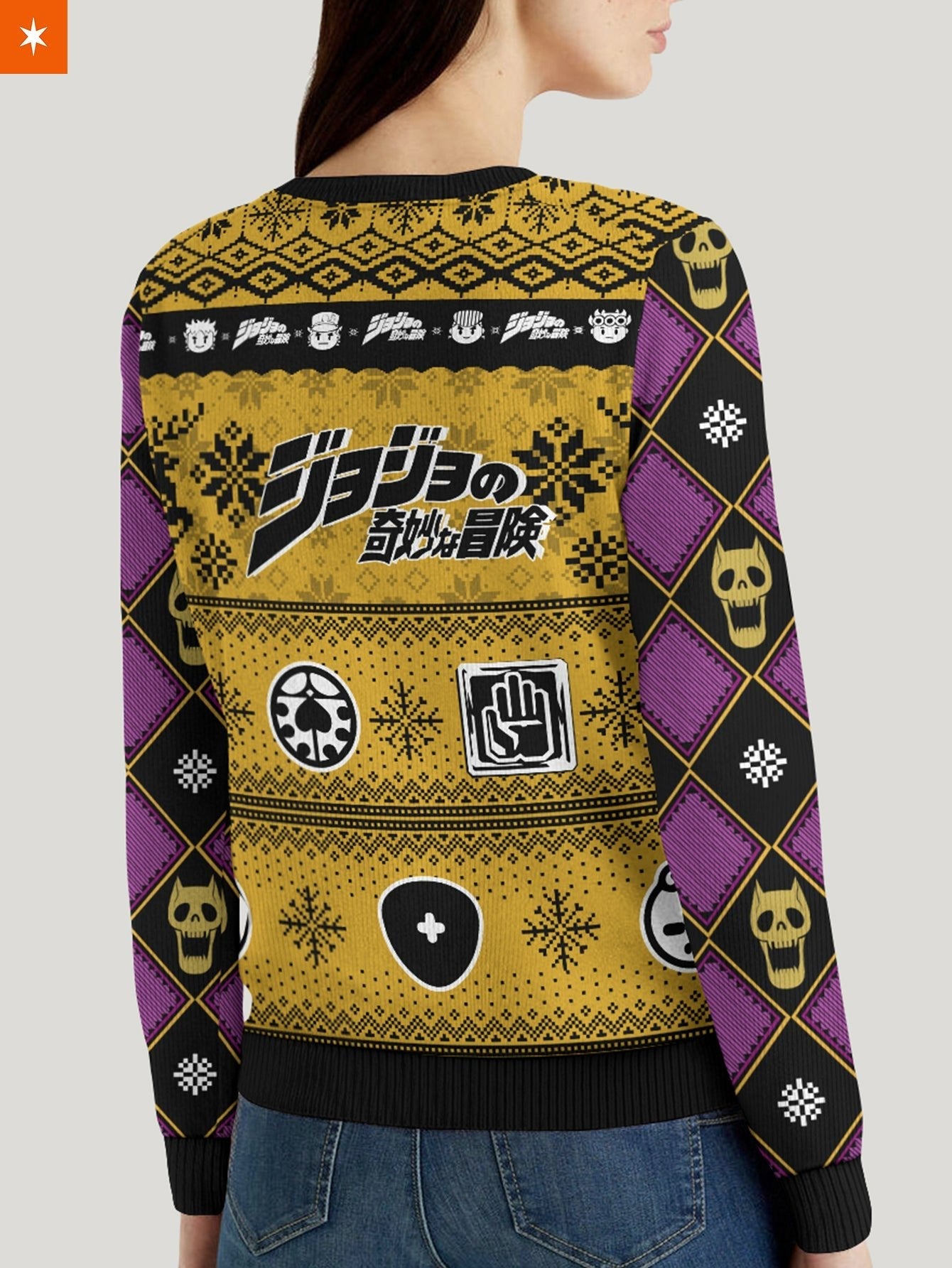 Fandomaniax - Jojo Bizarre Christmas Unisex Wool Sweater