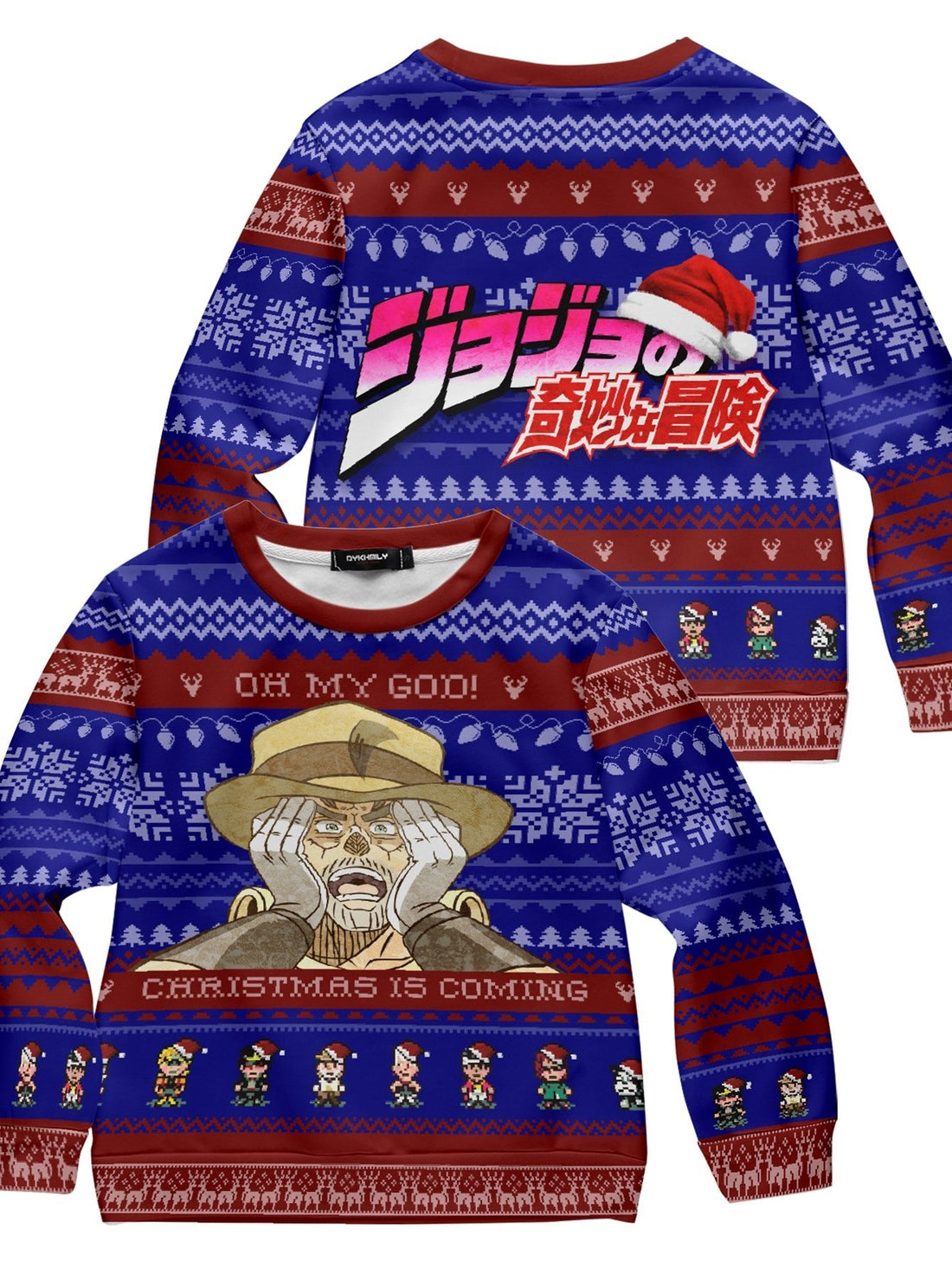 Fandomaniax - Jojo Xmas Coming Kids Unisex Wool Sweater