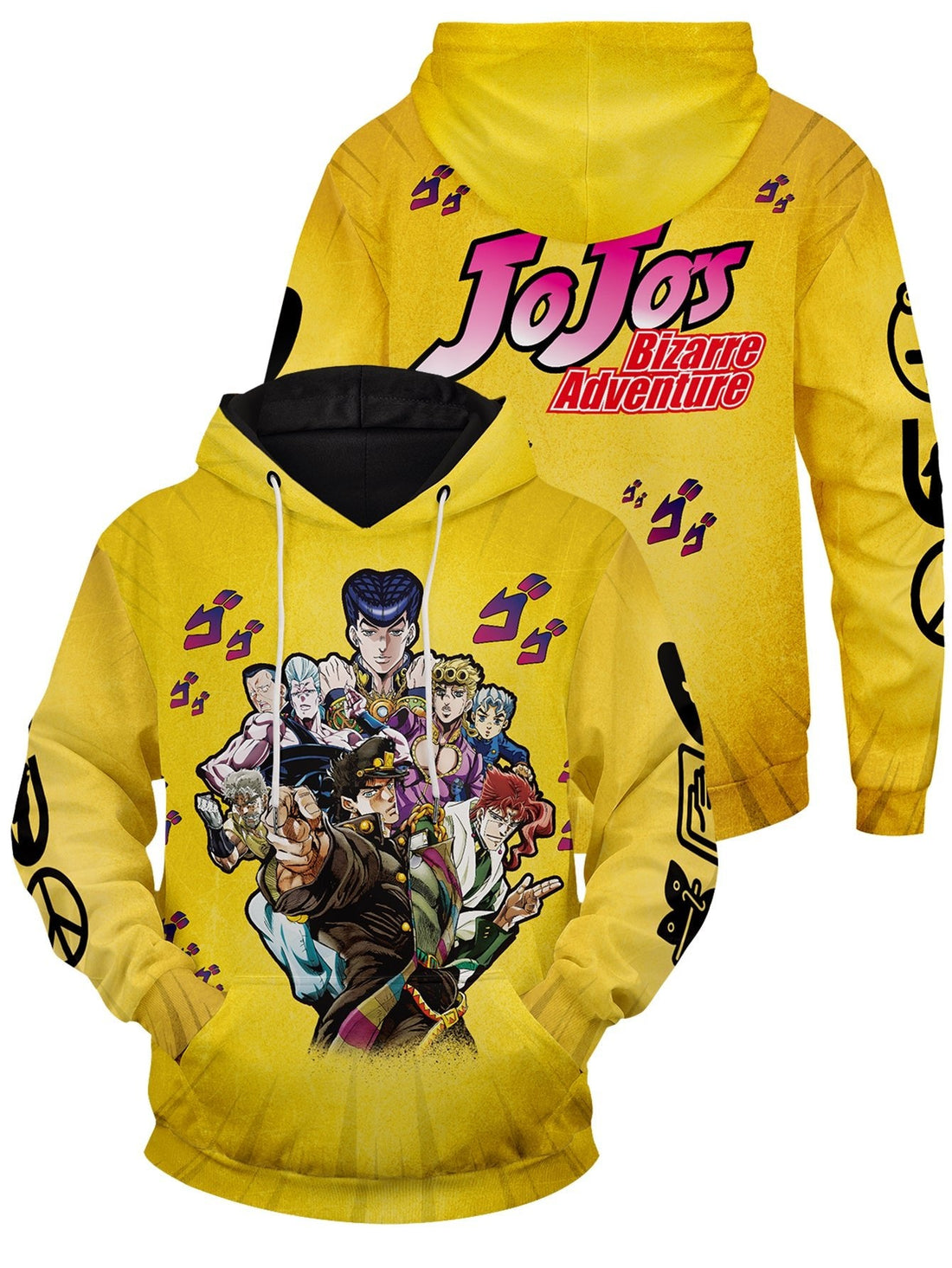 Fandomaniax - Jojo's Bizarre Adventure Unisex Pullover Hoodie