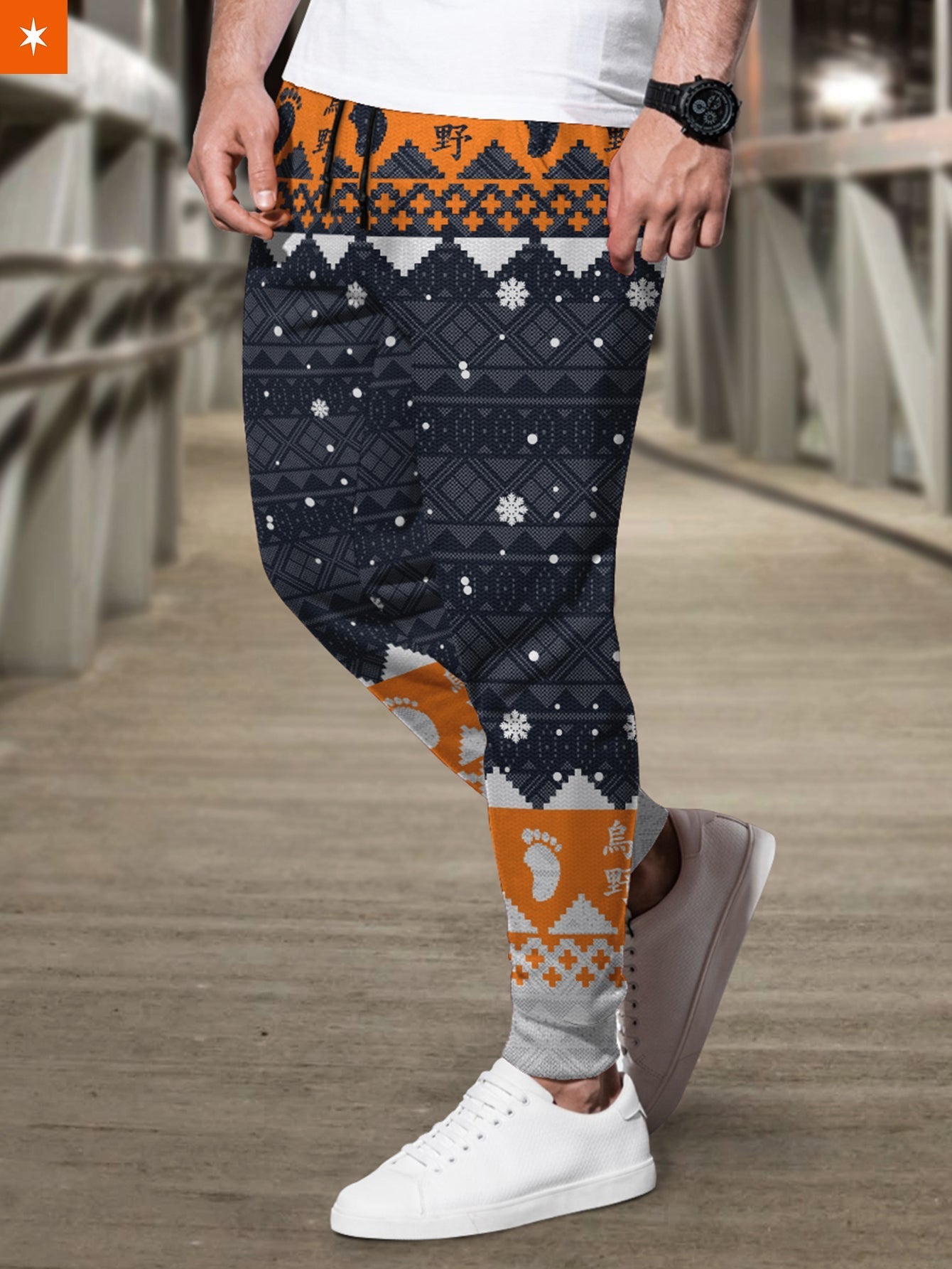 Fandomaniax - Karasuno Christmas Jogger Pants