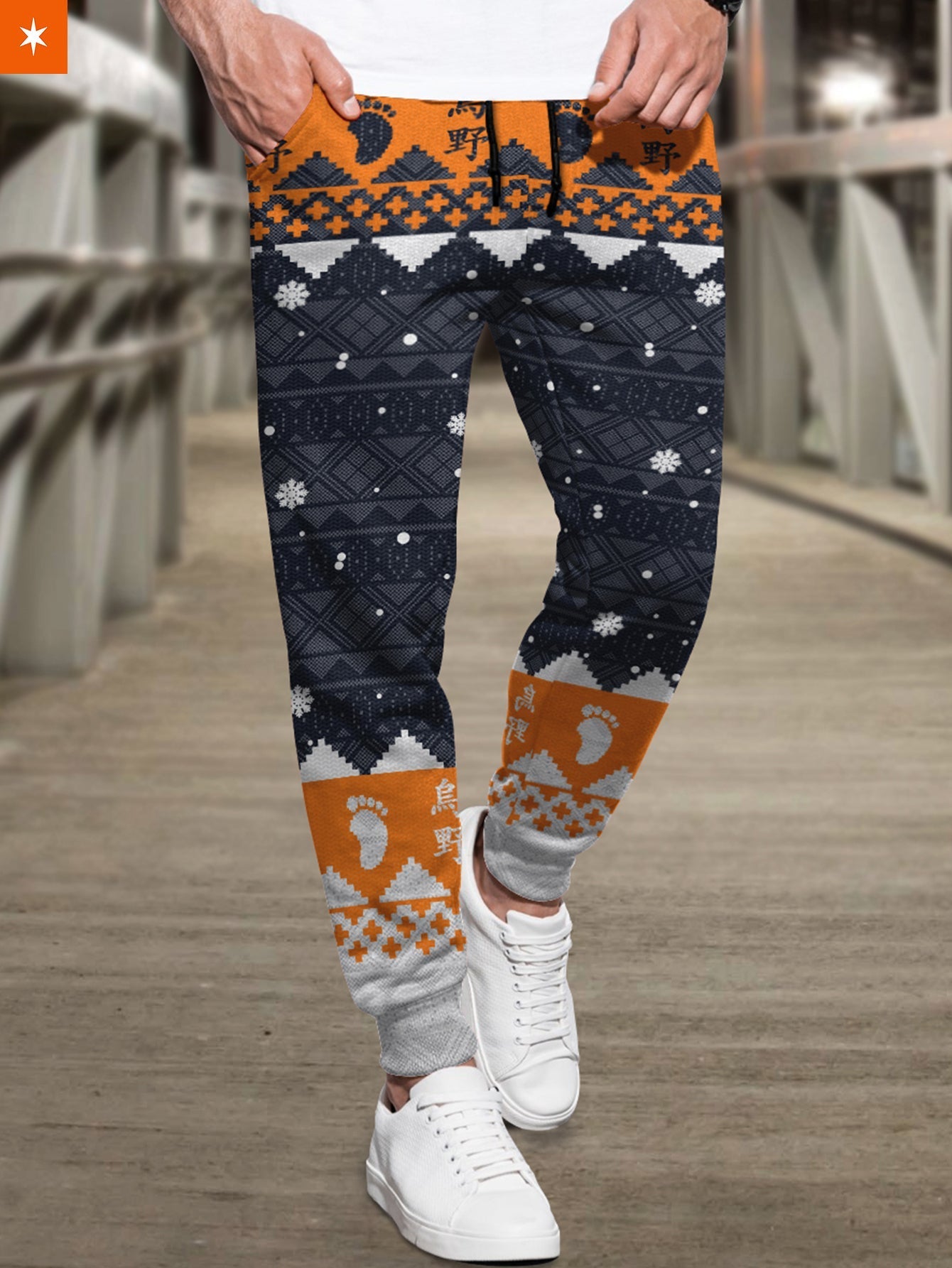 Fandomaniax - Karasuno Christmas Jogger Pants