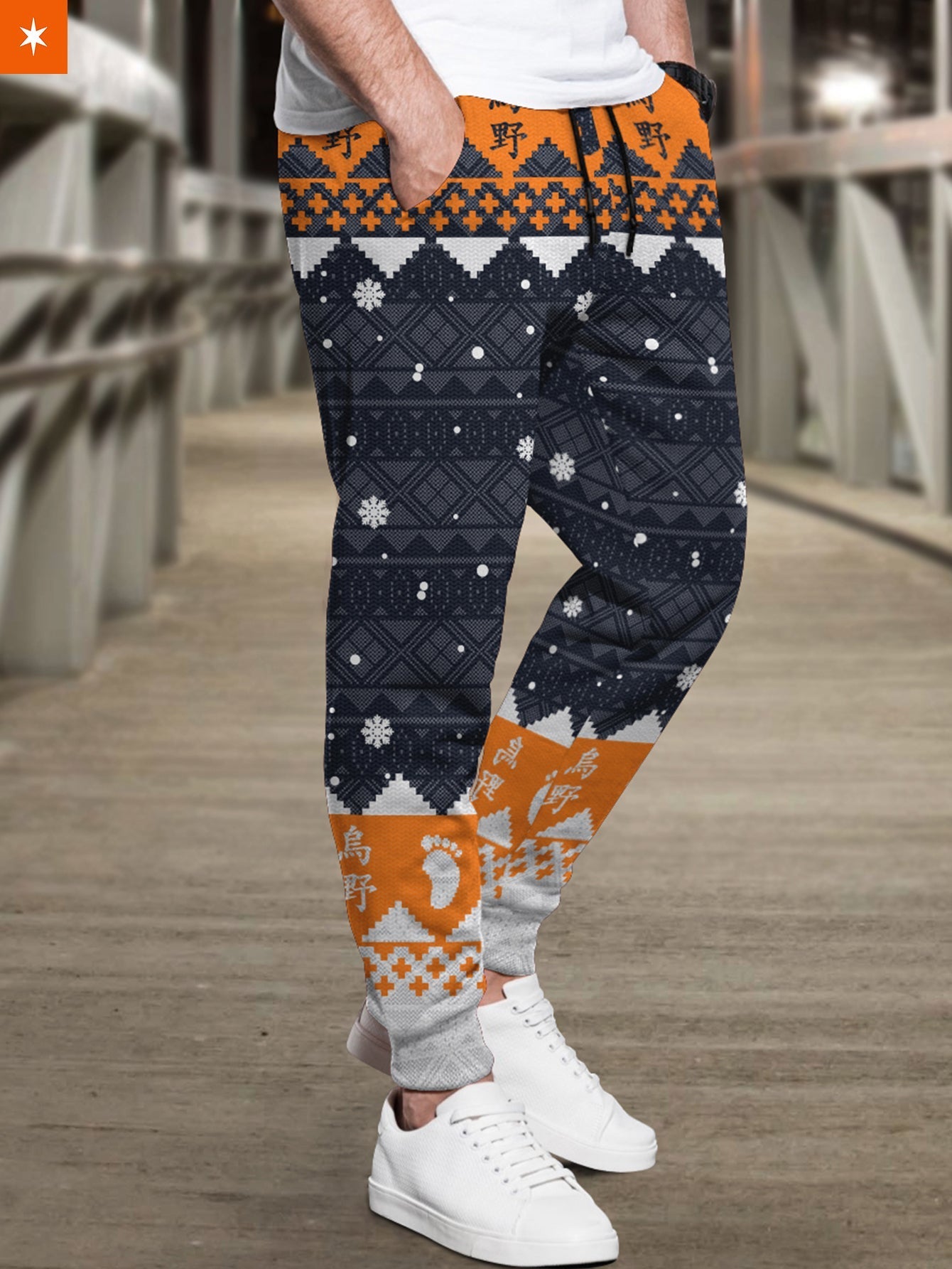 Fandomaniax - Karasuno Christmas Jogger Pants