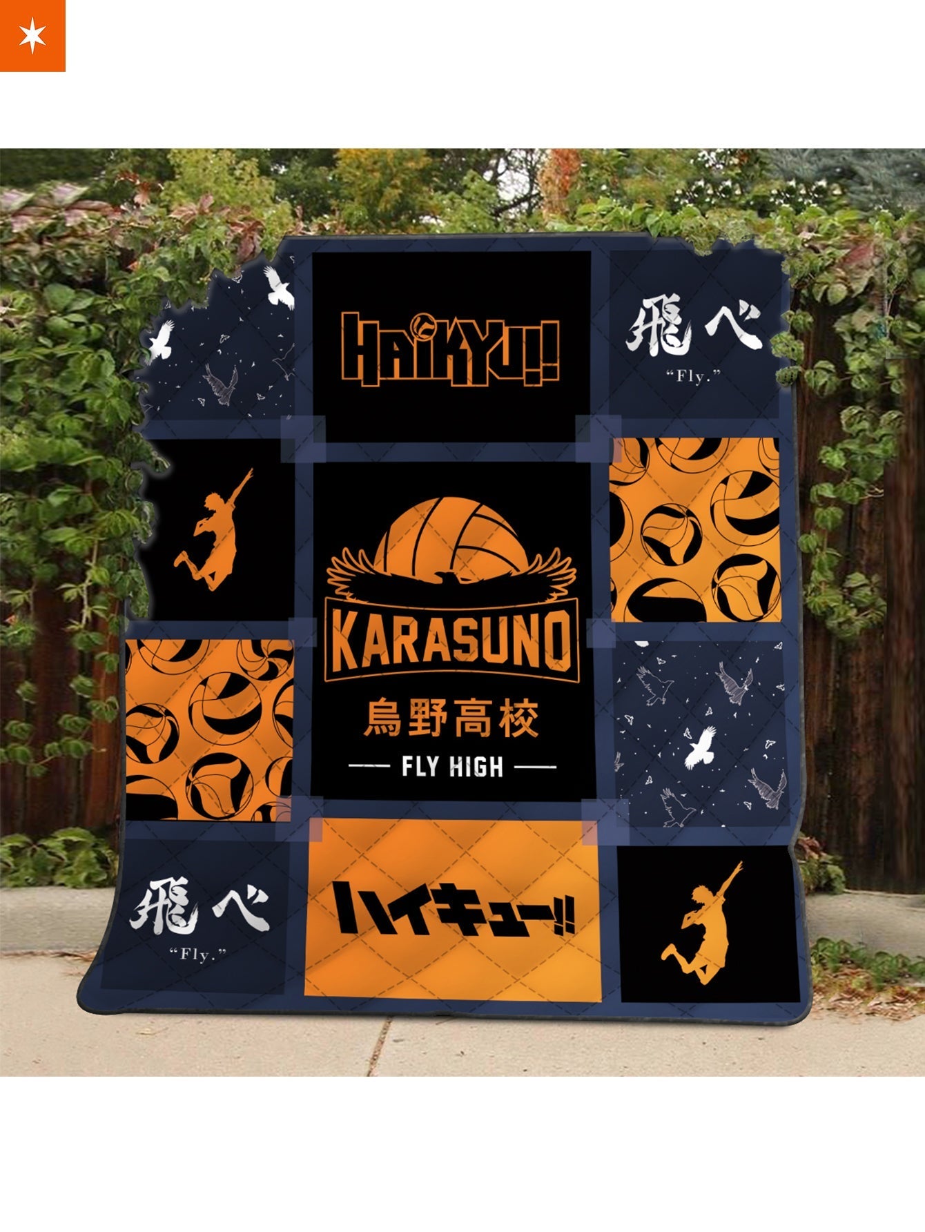 Fandomaniax - Karasuno Cozy Quilt Blanket