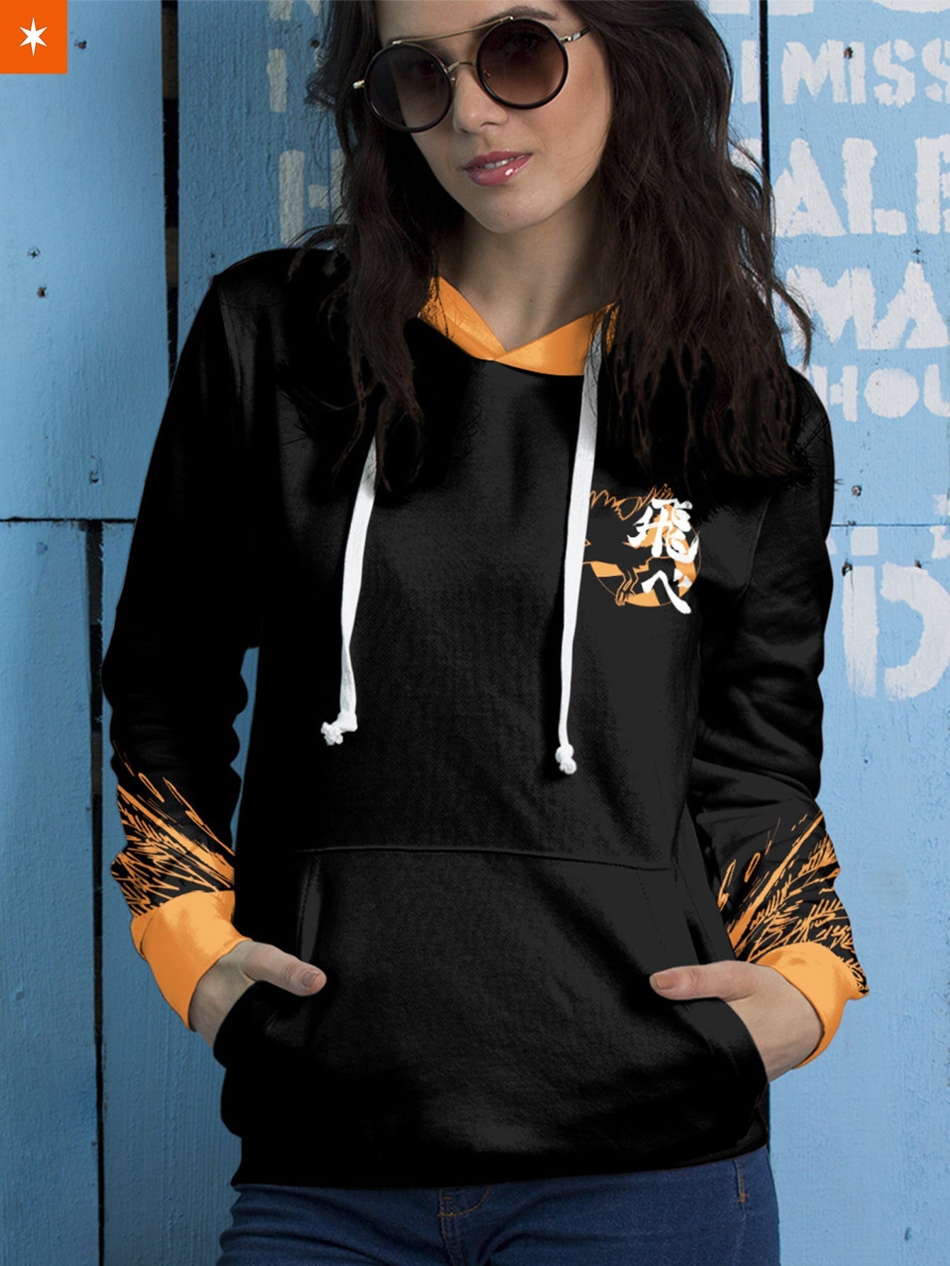 Fandomaniax - Karasuno Doodle Unisex Pullover Hoodie