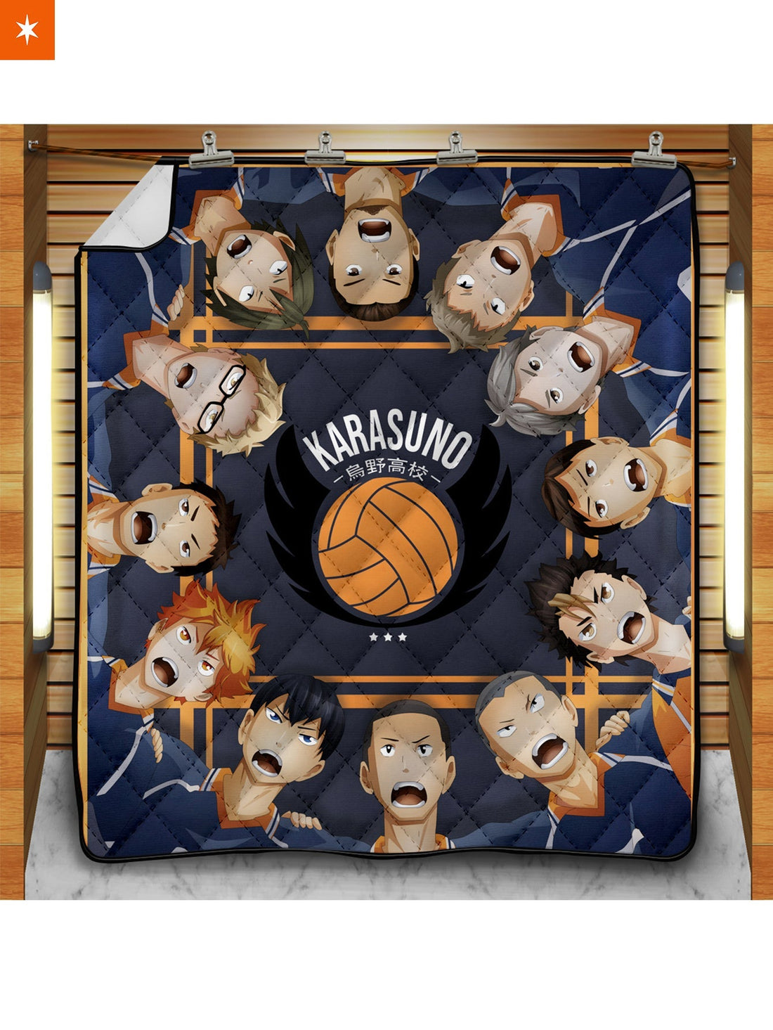 Fandomaniax - Karasuno Fly Quilt Blanket