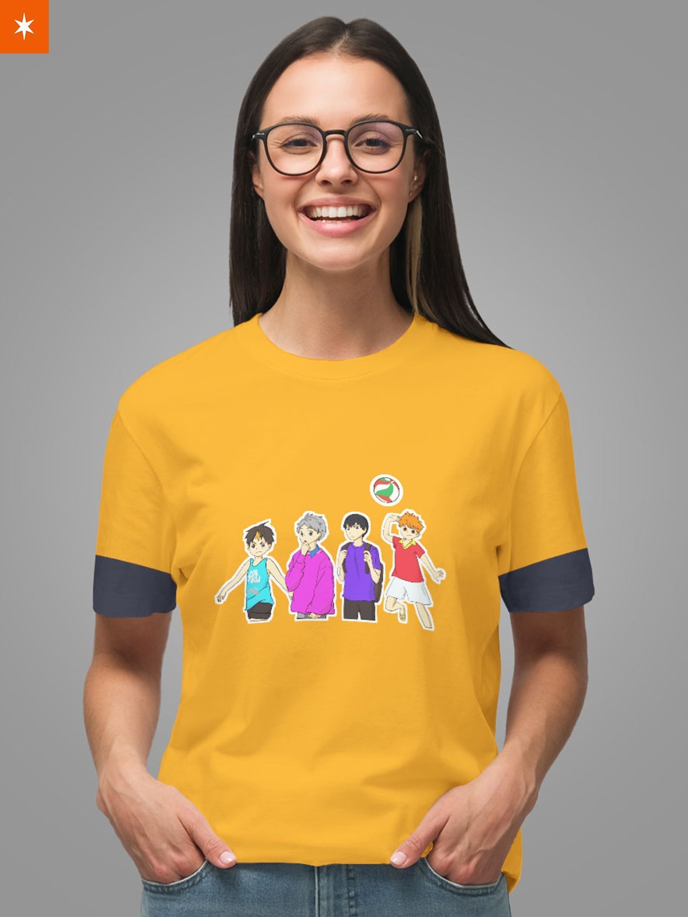 Fandomaniax - Karasuno Friends Unisex T-Shirt