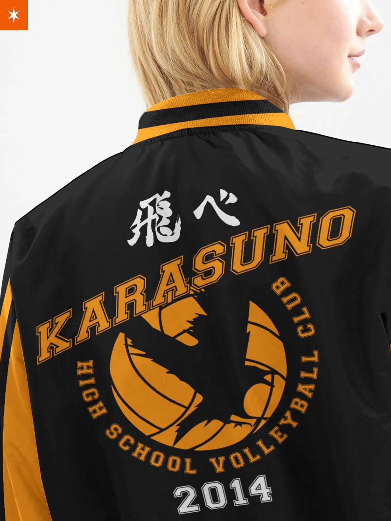 Fandomaniax - Karasuno Jersey Bomber Jacket