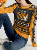 Fandomaniax - Karasuno Jersey Christmas Unisex Wool Sweater