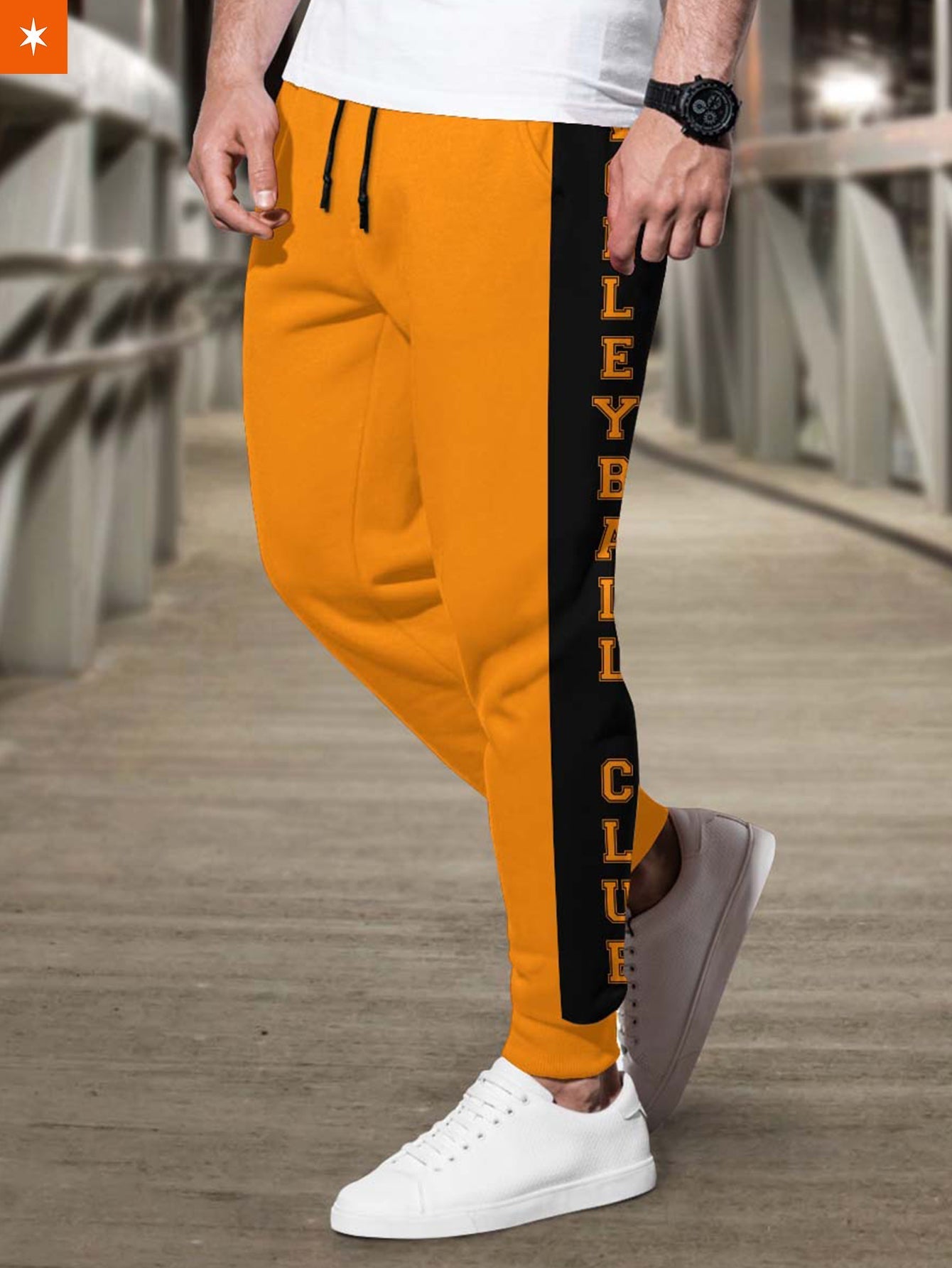 Fandomaniax - Karasuno Jersey Jogger Pants