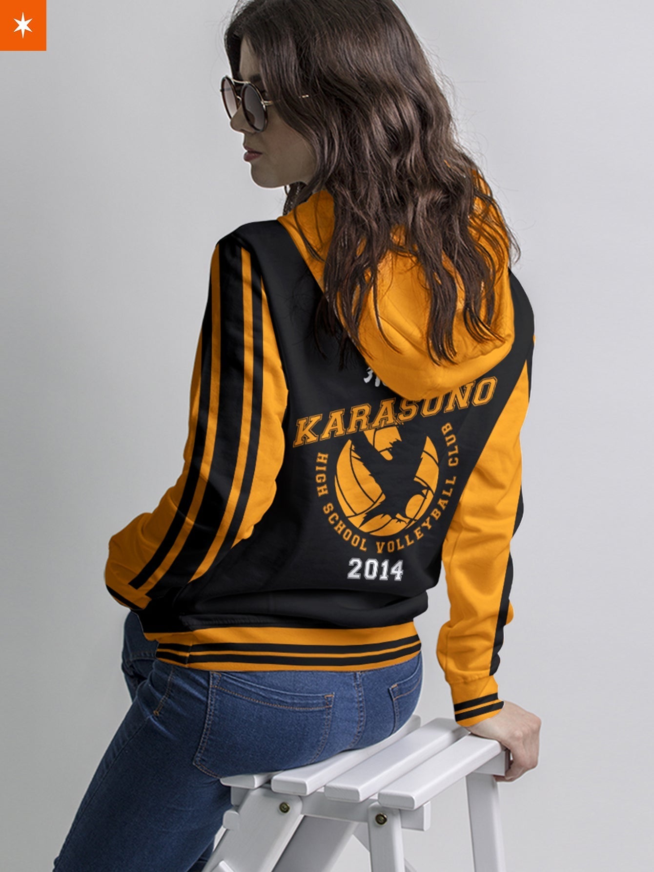 Fandomaniax - Karasuno Jersey Unisex Pullover Hoodie