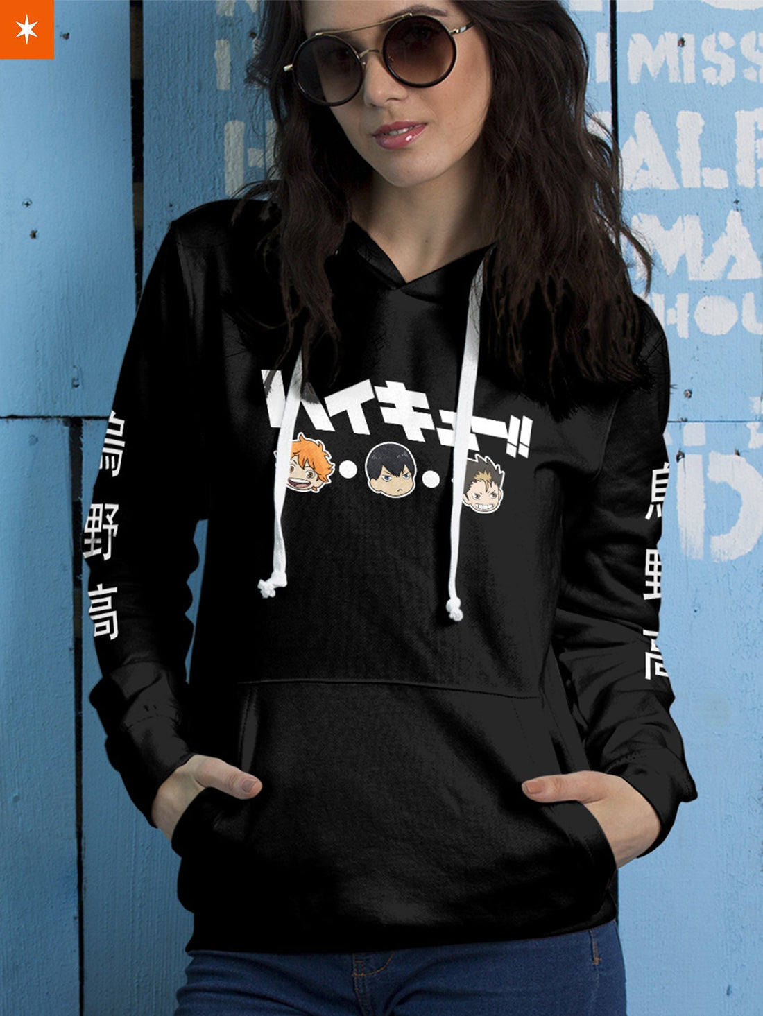 Fandomaniax - Karasuno Panel Unisex Pullover Hoodie