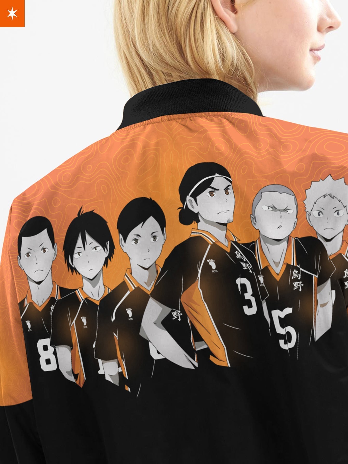 Fandomaniax - Karasuno Squad Bomber Jacket