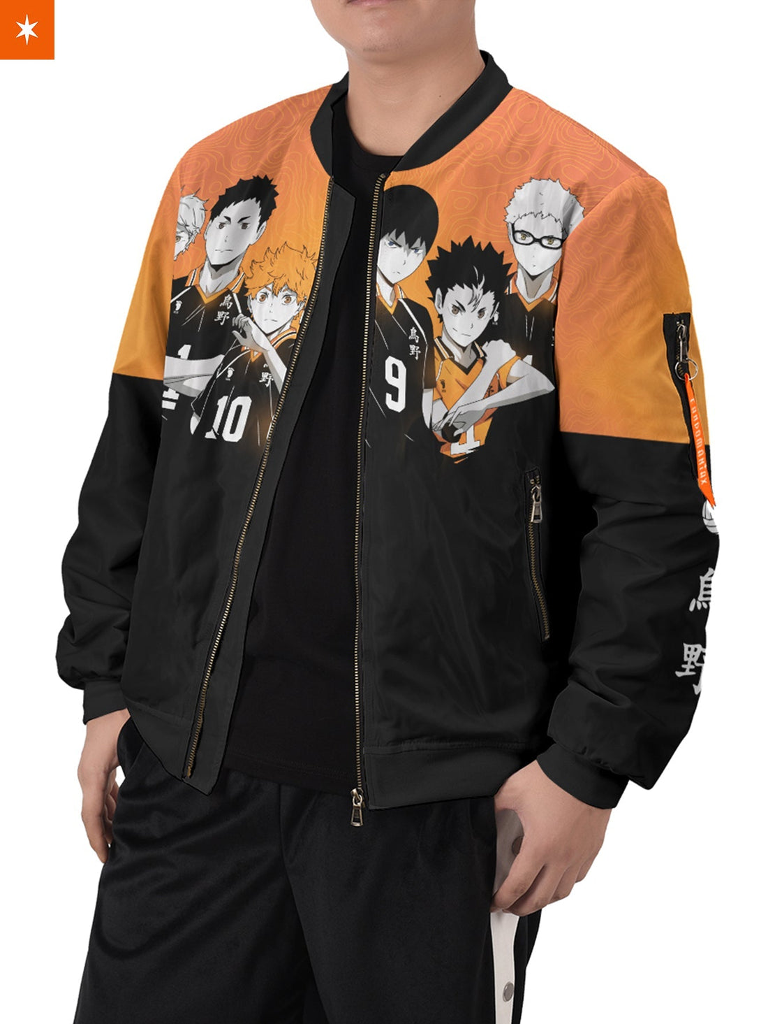 Fandomaniax - Karasuno Squad Bomber Jacket