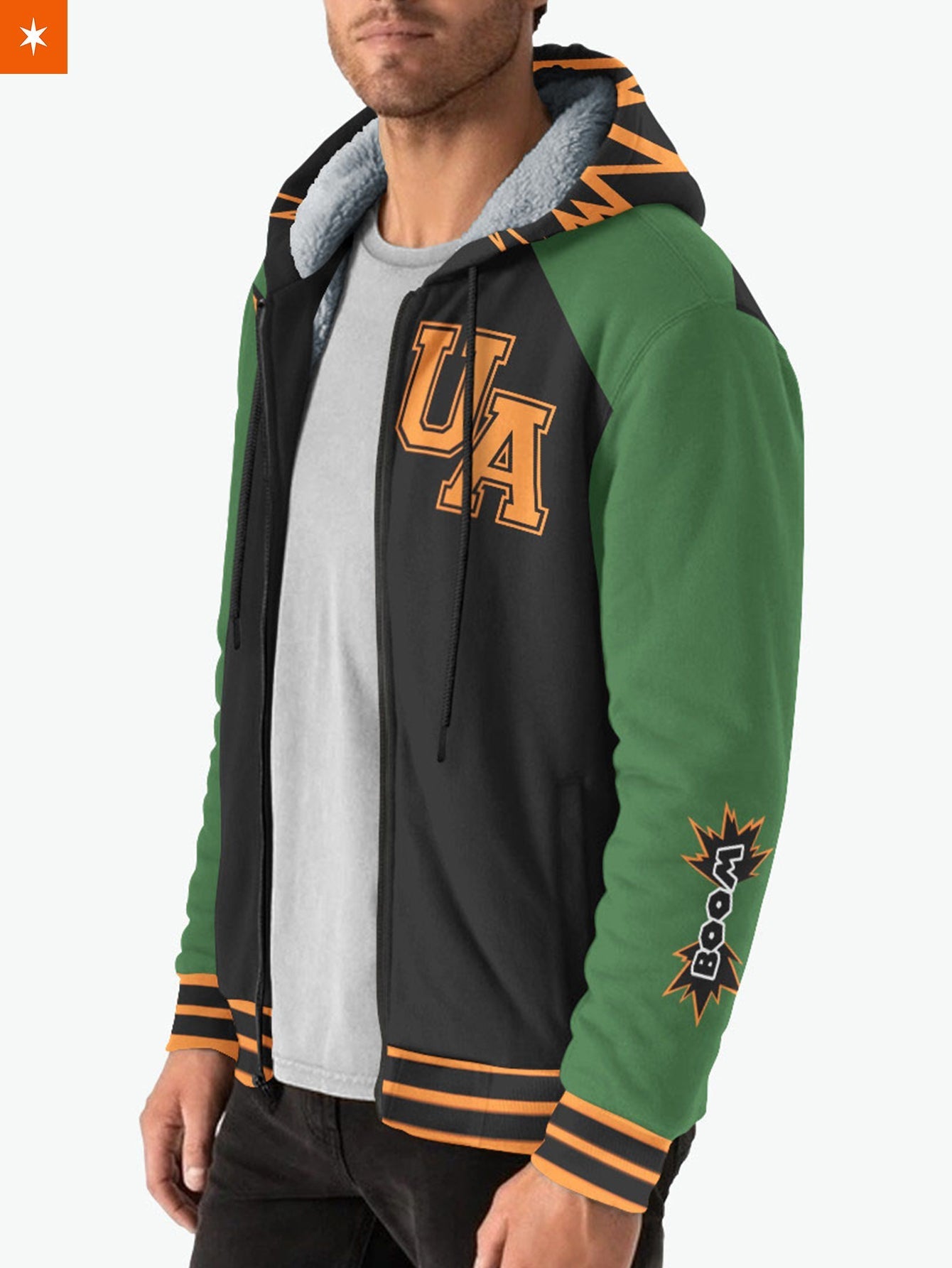 Fandomaniax - Katsuki Explosion Velvet Hoodie