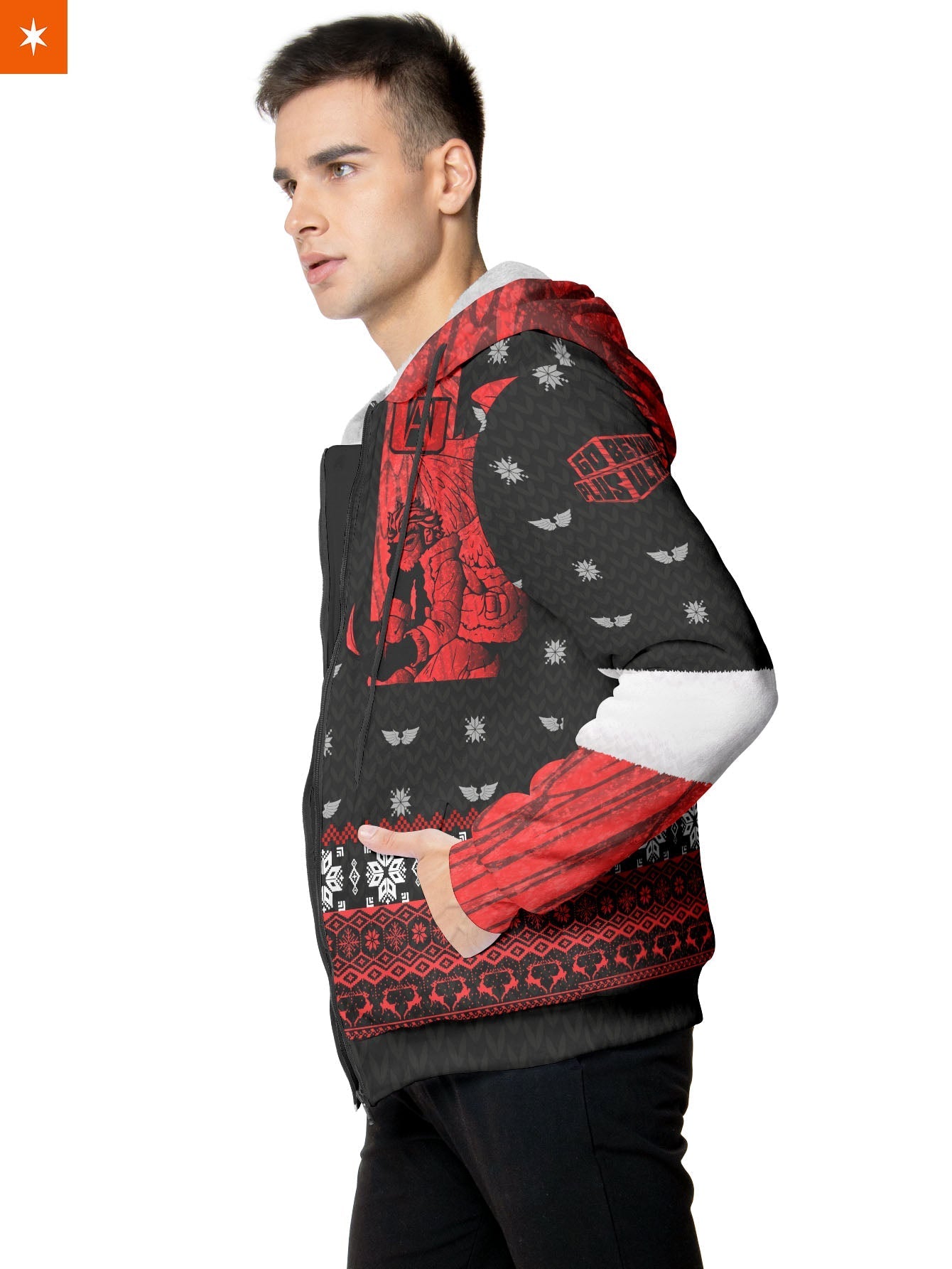 Fandomaniax - Keigo Takami Xmas Velvet Hoodie