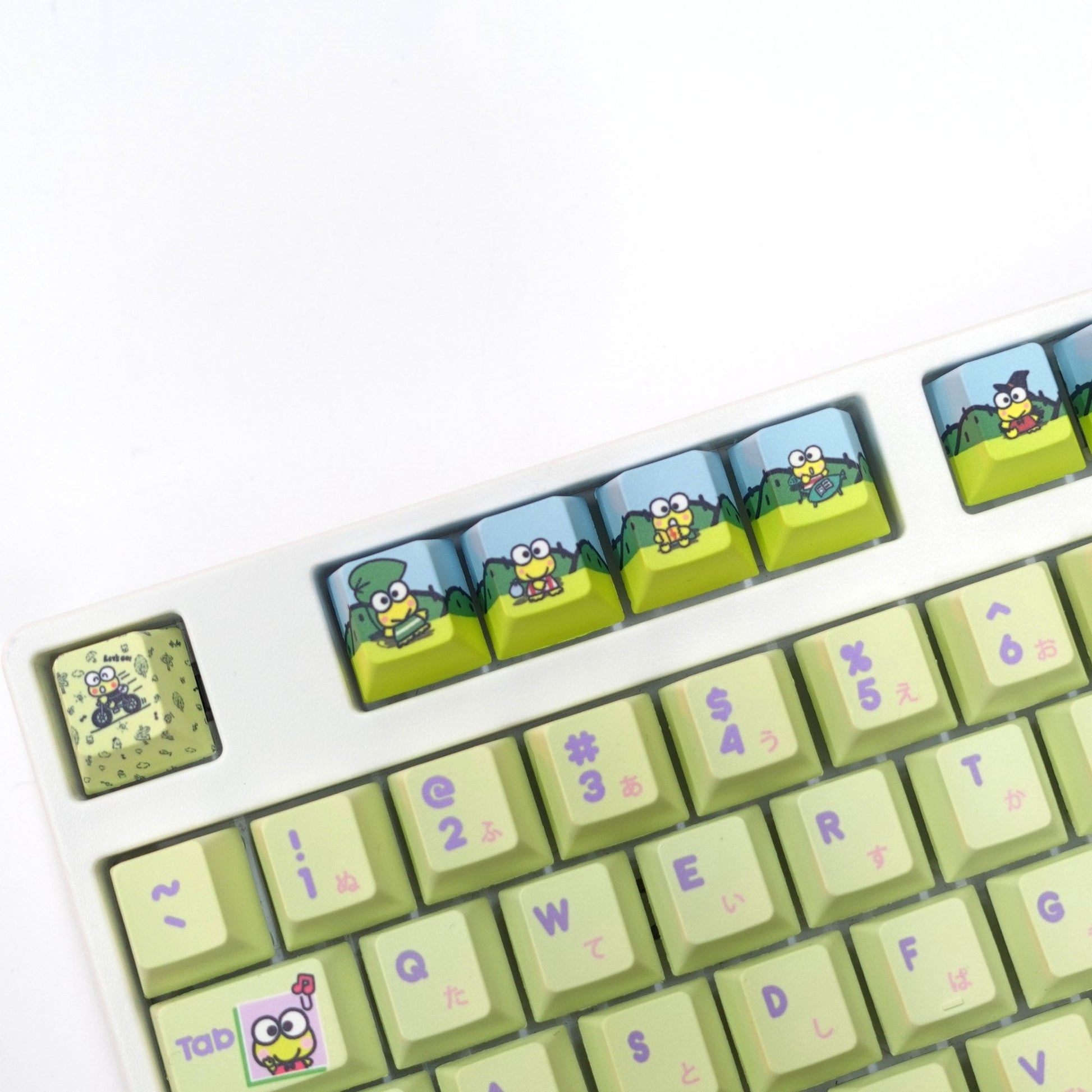 Keroppi Keycaps - Goblintechkeys