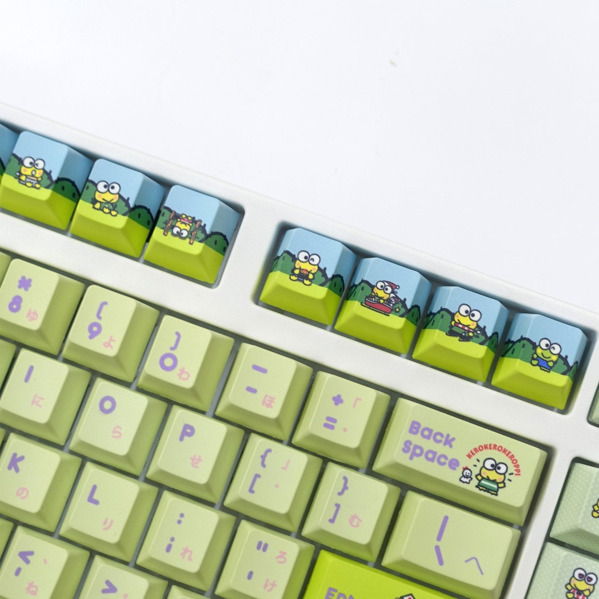 Keroppi Keycaps - Goblintechkeys