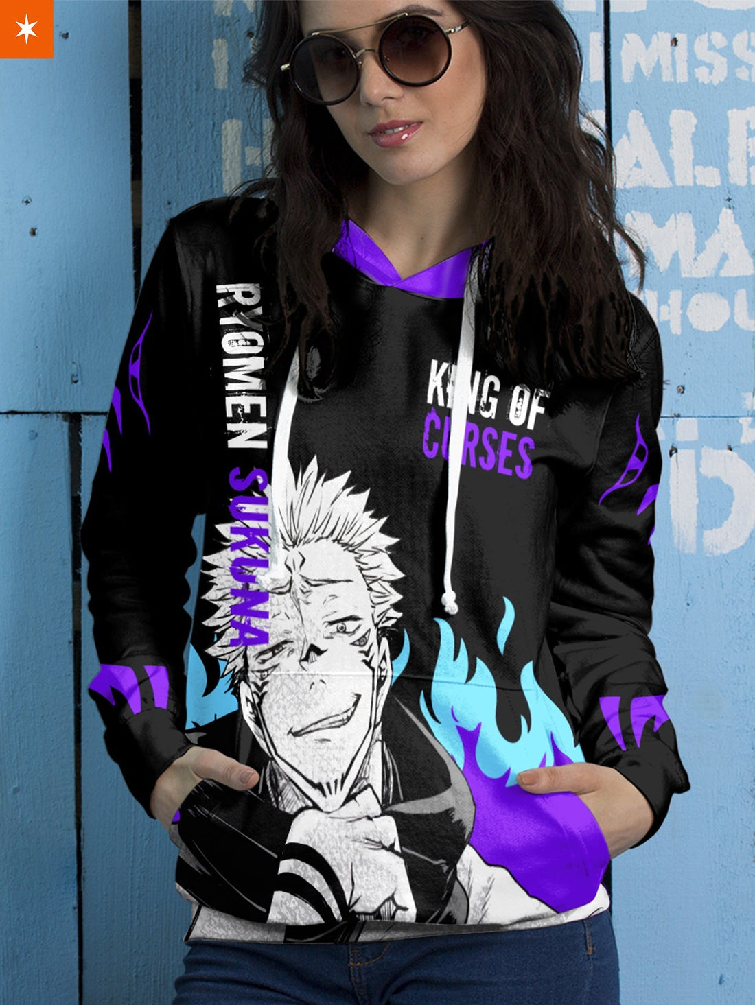 Fandomaniax - King of Curses Unisex Pullover Hoodie