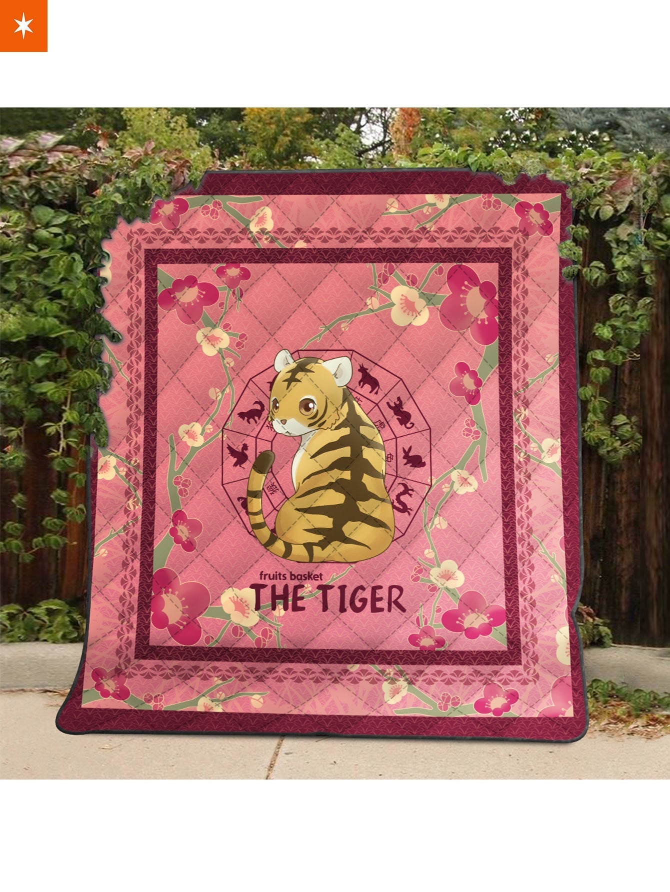 Fandomaniax - Kisa the Tiger Quilt Blanket