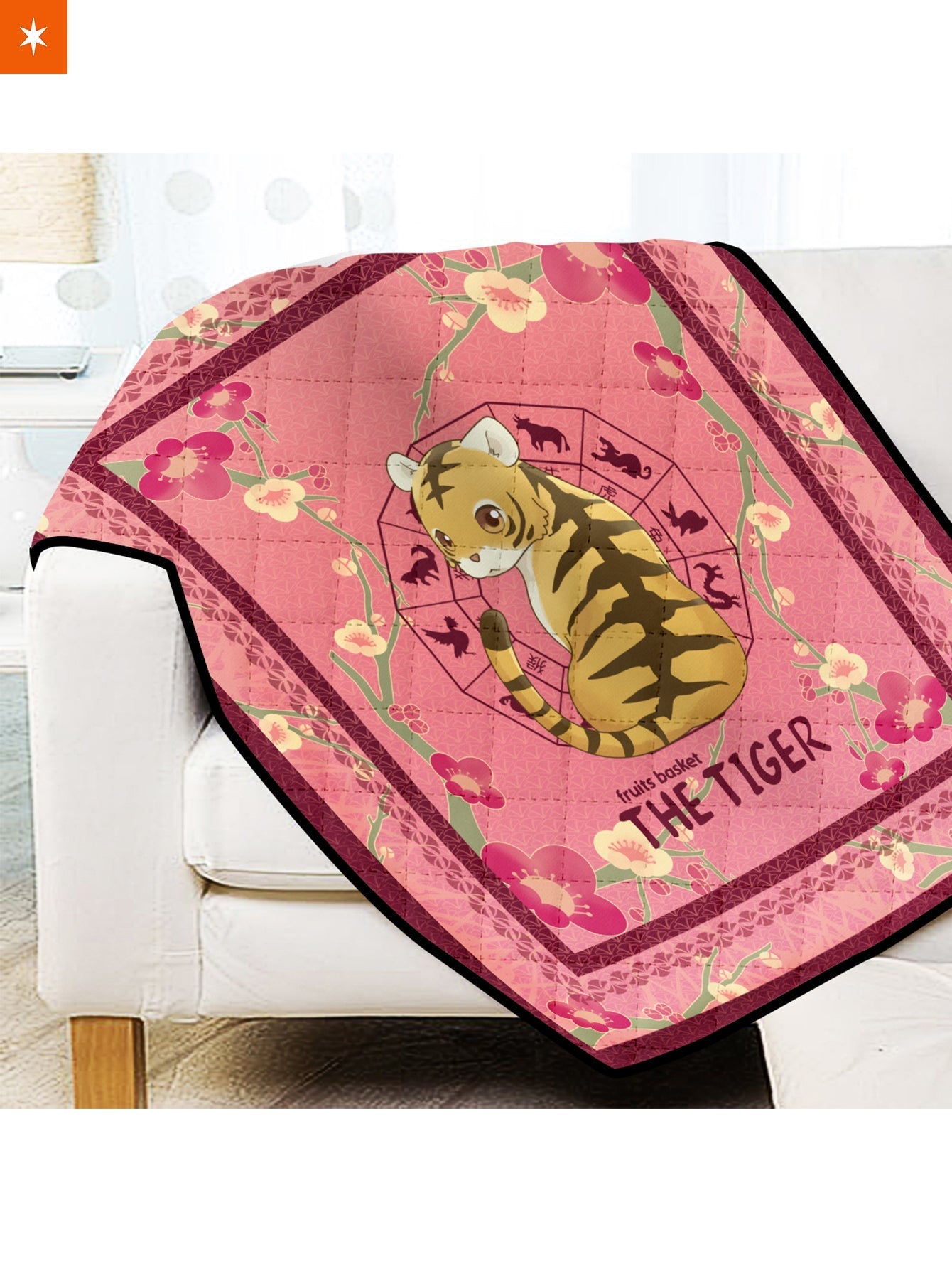 Fandomaniax - Kisa the Tiger Quilt Blanket