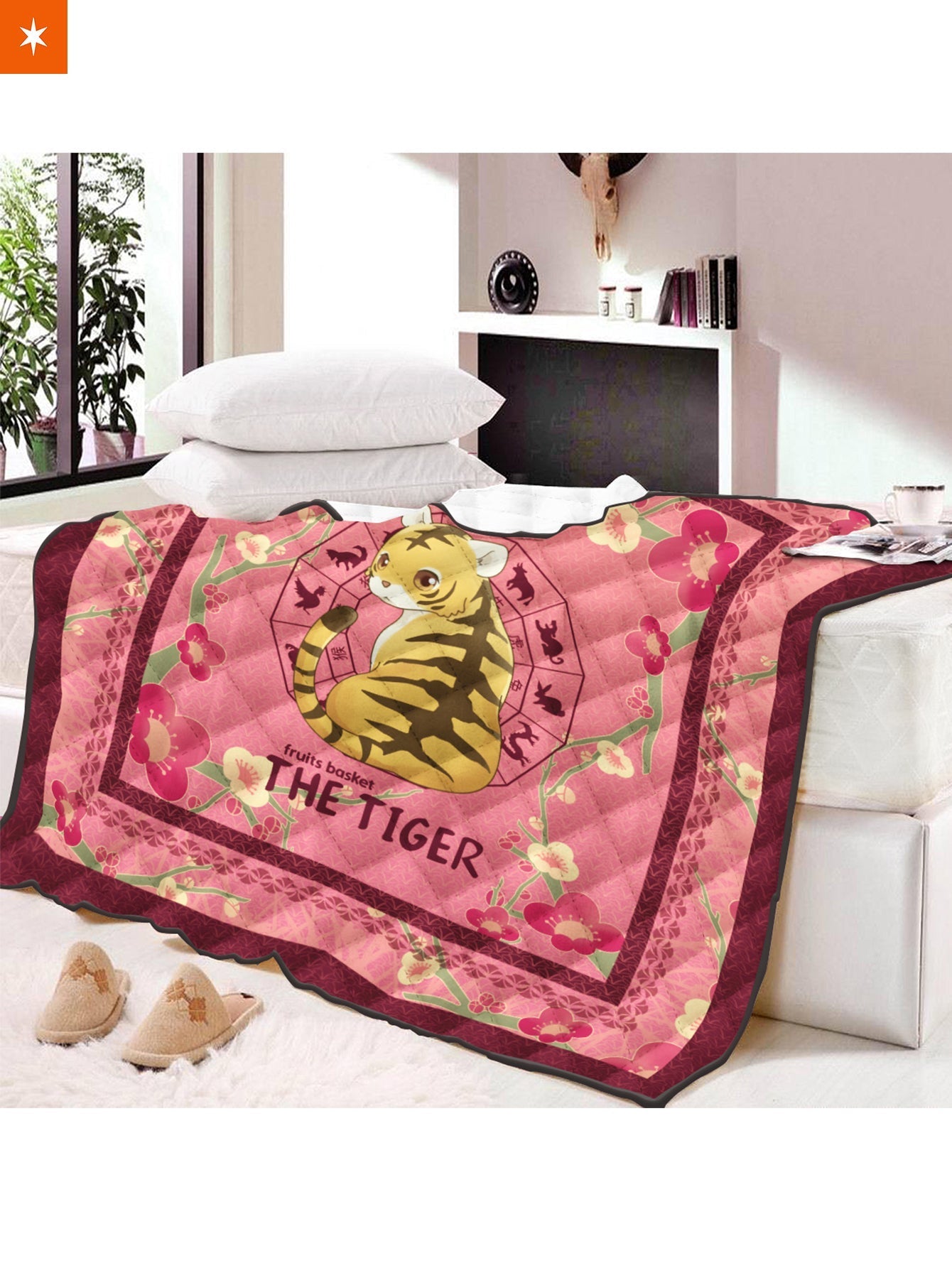 Fandomaniax - Kisa the Tiger Quilt Blanket