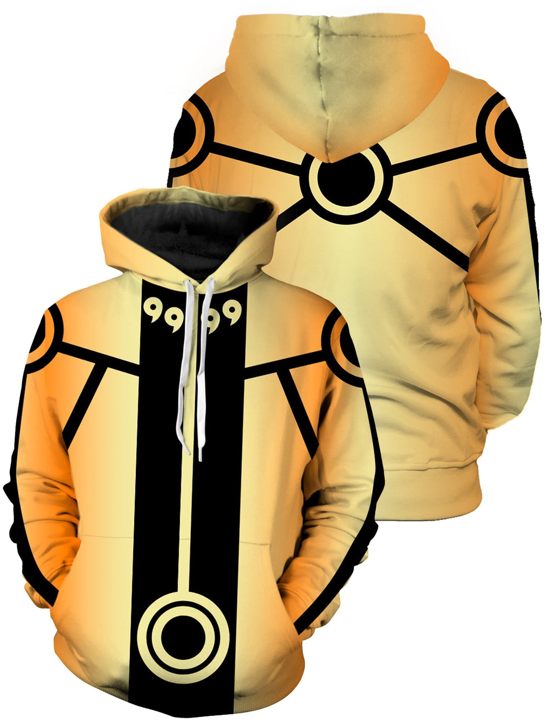 Fandomaniax - Kurama Mode Unisex Pullover Hoodie