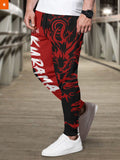 Fandomaniax - Kurama Red Fashion Jogger Pants