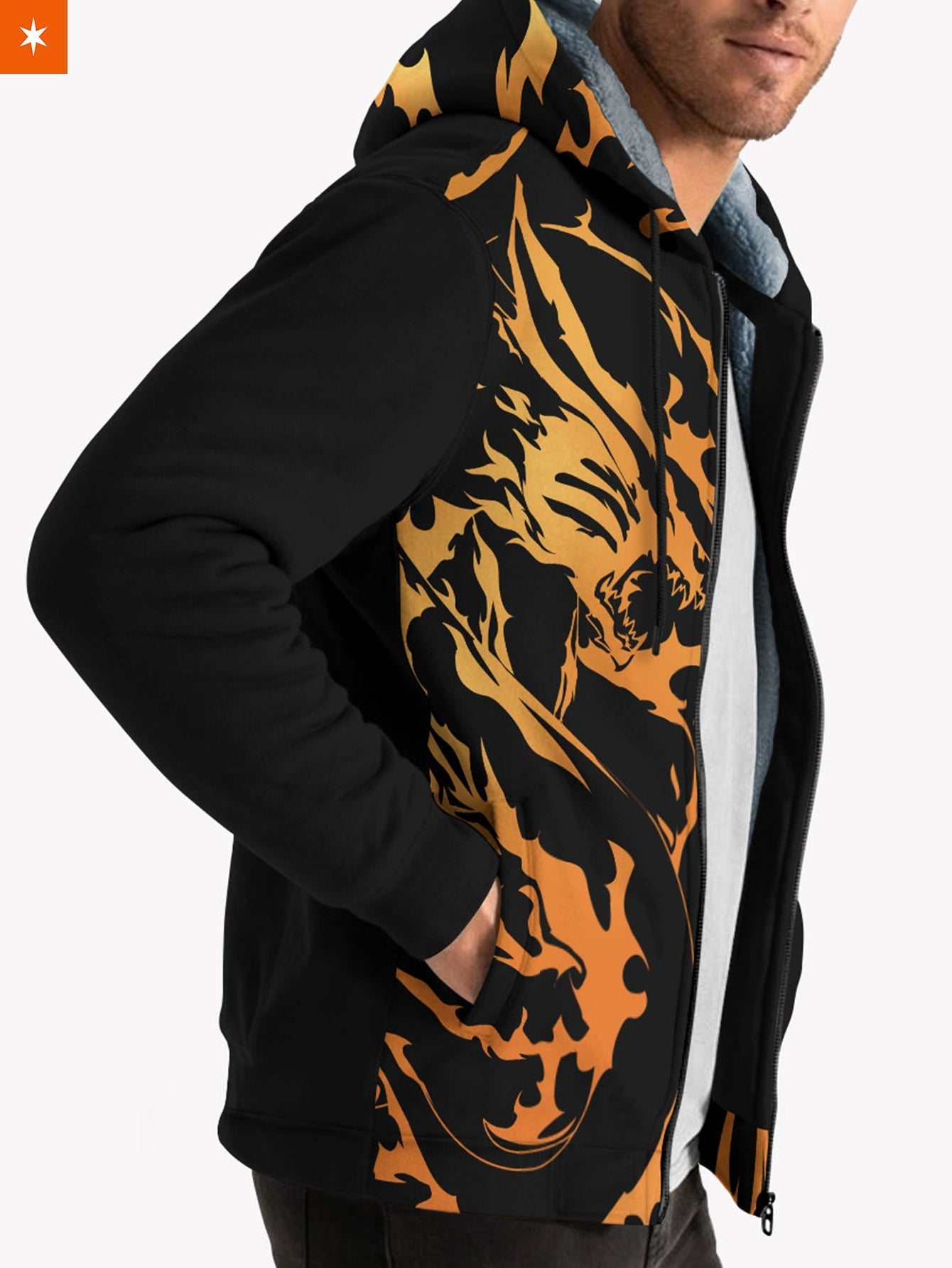 Fandomaniax - Kurama Semblance Velvet Hoodie