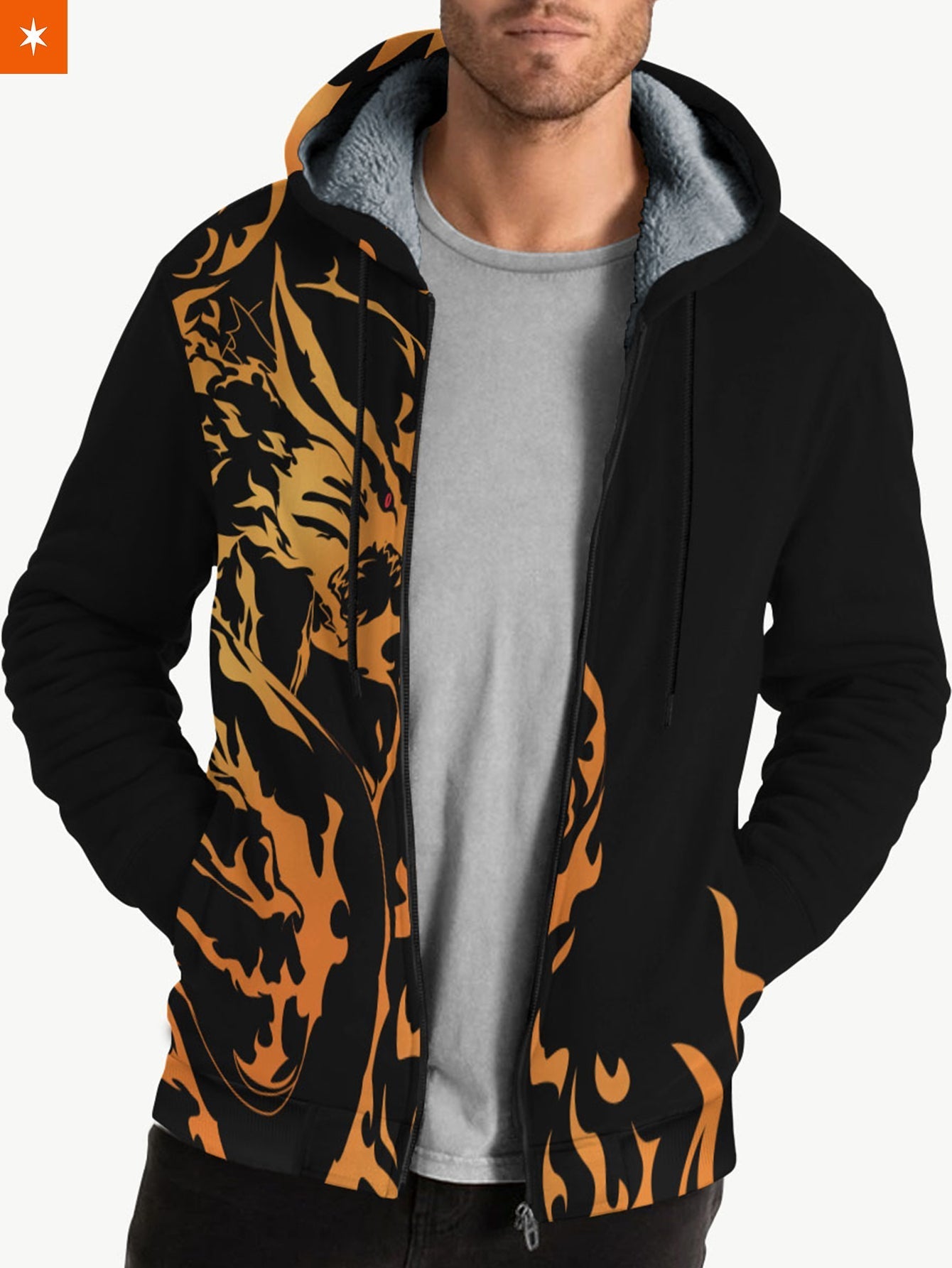 Fandomaniax - Kurama Semblance Velvet Hoodie