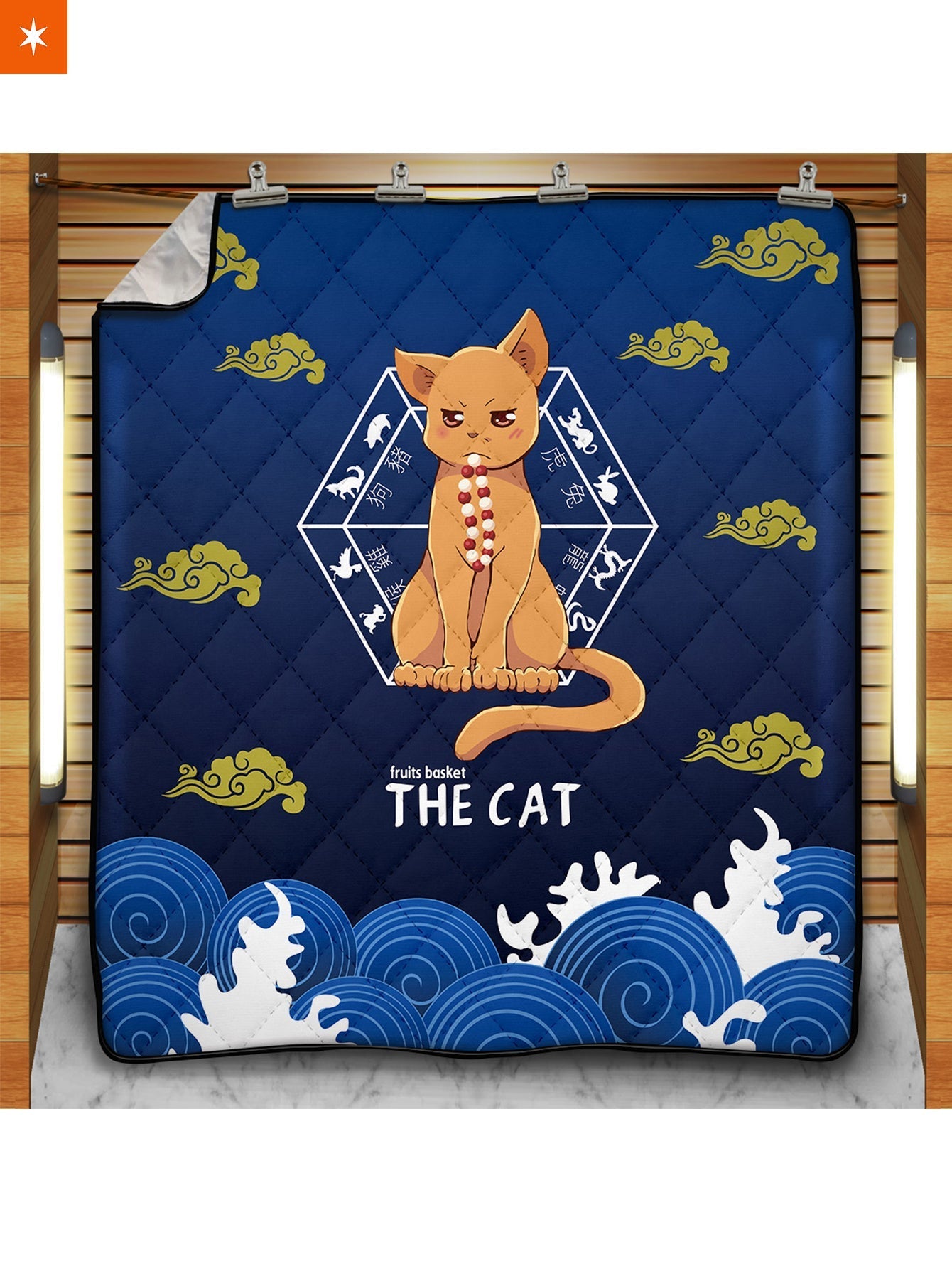 Fandomaniax - Kyo the Cat Quilt Blanket