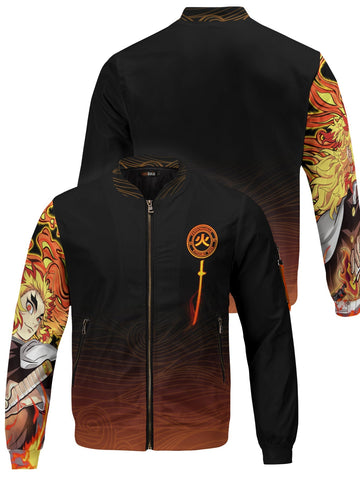 Fandomaniax - Kyojuro Edge Bomber Jacket