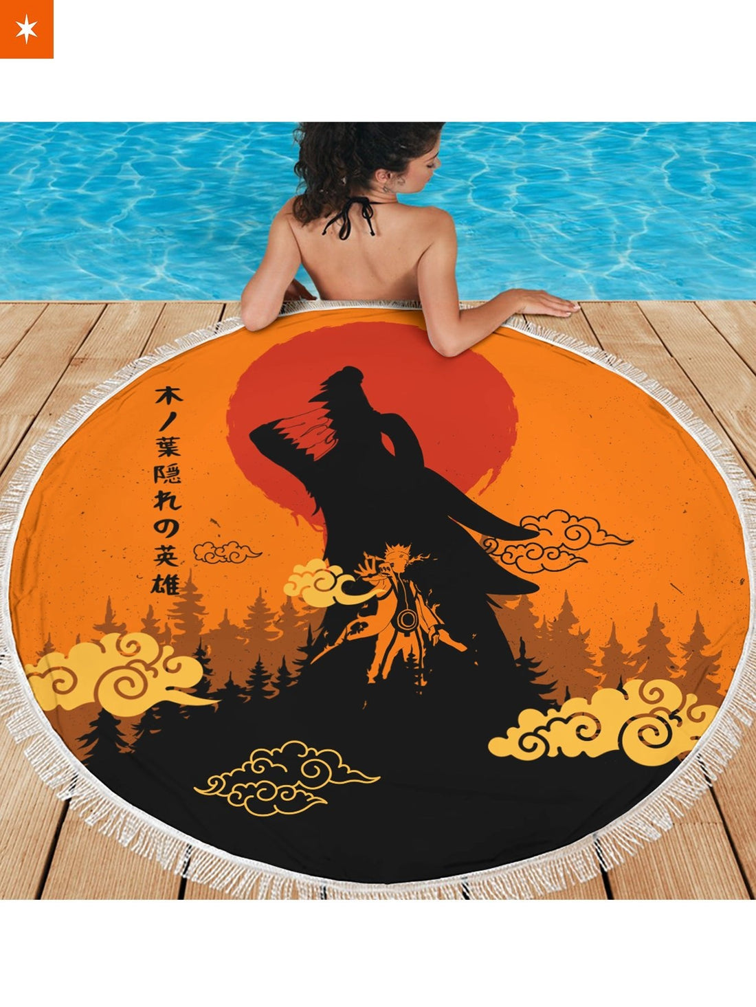 Fandomaniax - Kyubi Pride Round Beach Towel