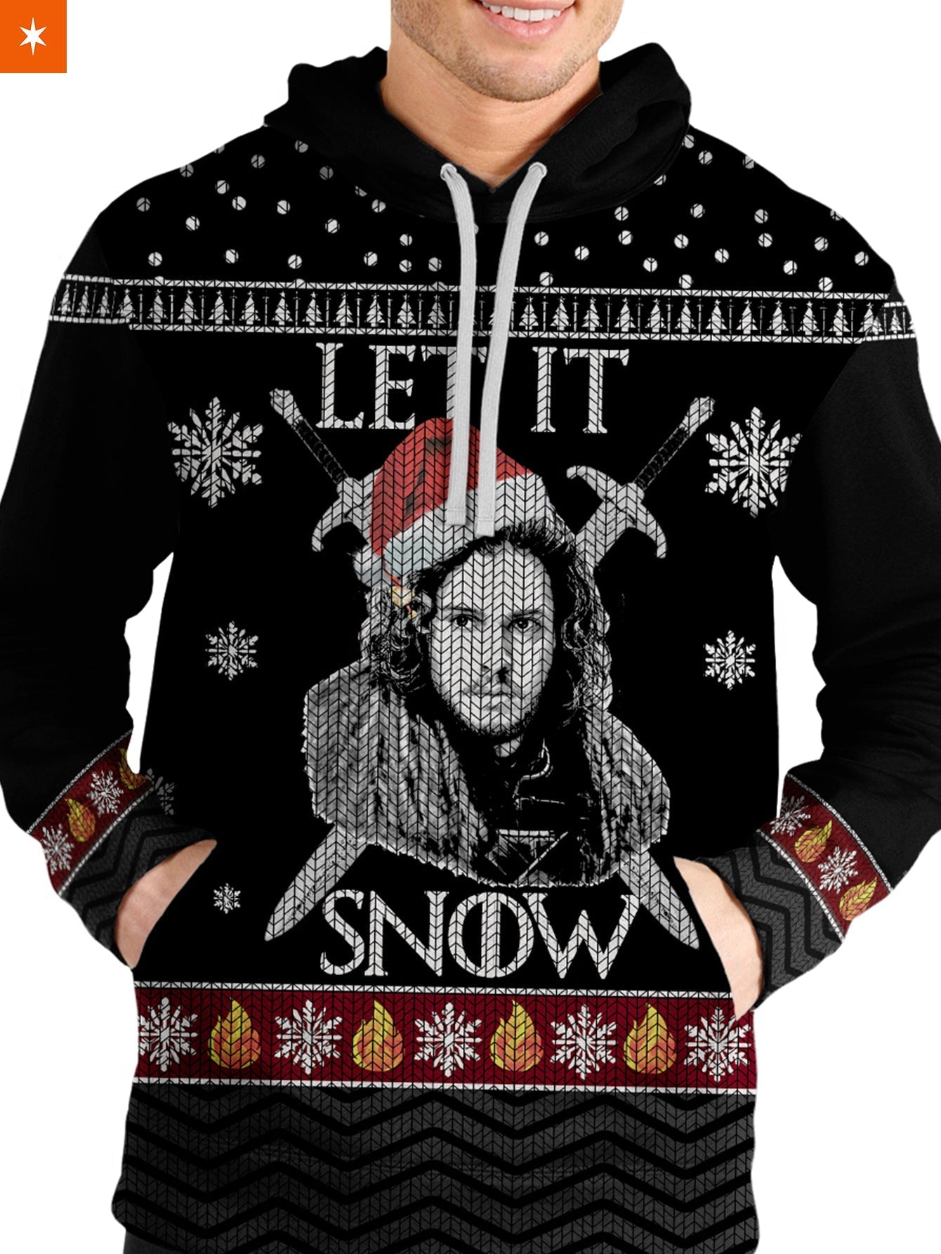 Fandomaniax - Let It Snow Unisex Pullover Hoodie