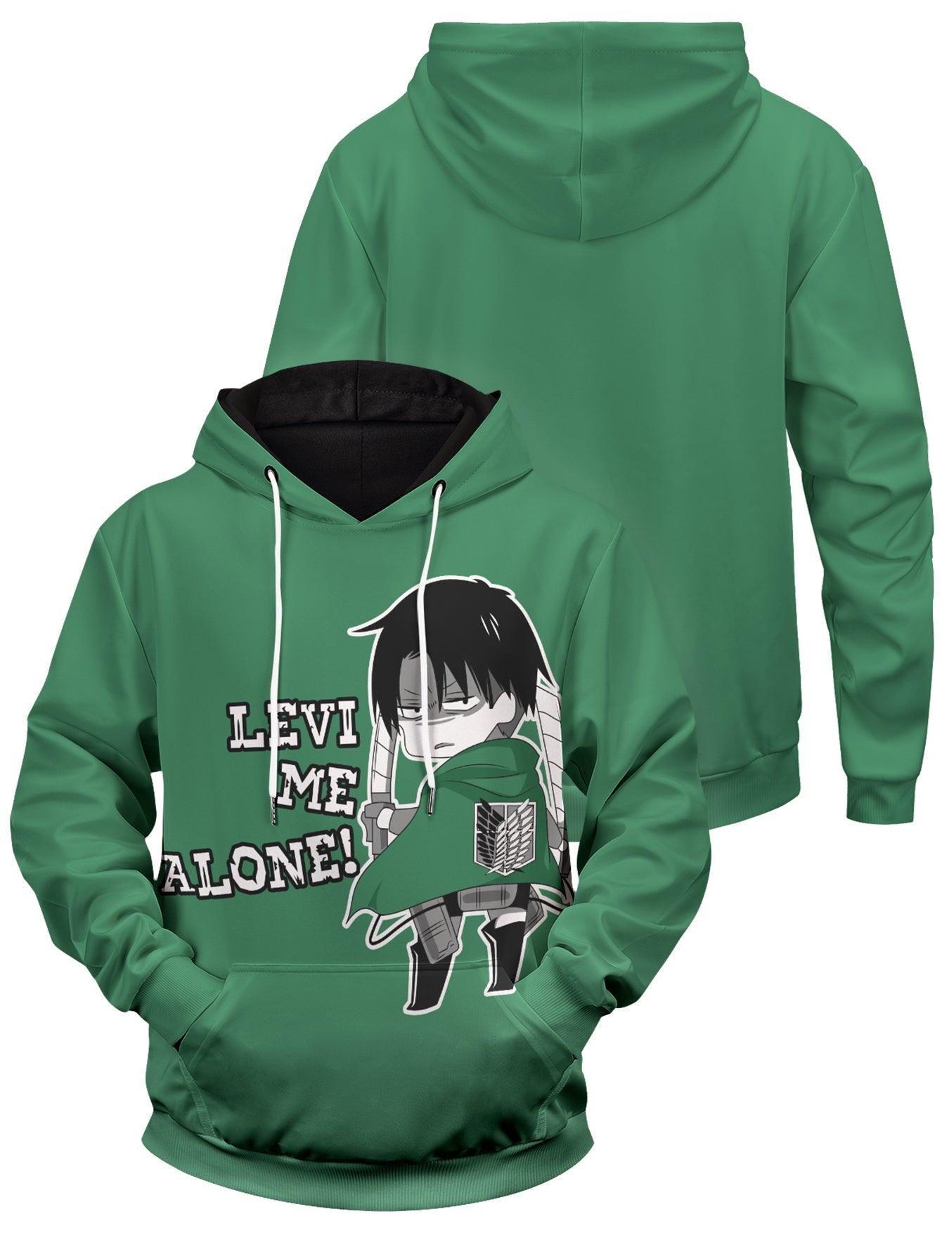 Fandomaniax - Levi Me Alone Unisex Pullover Hoodie