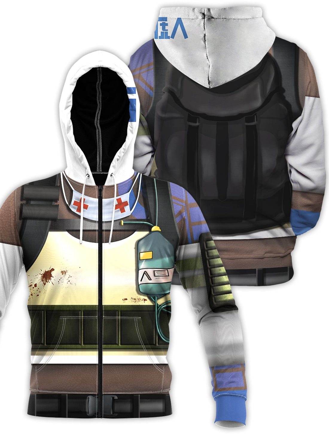 Fandomaniax - Lifeline Unisex Zipped Hoodie