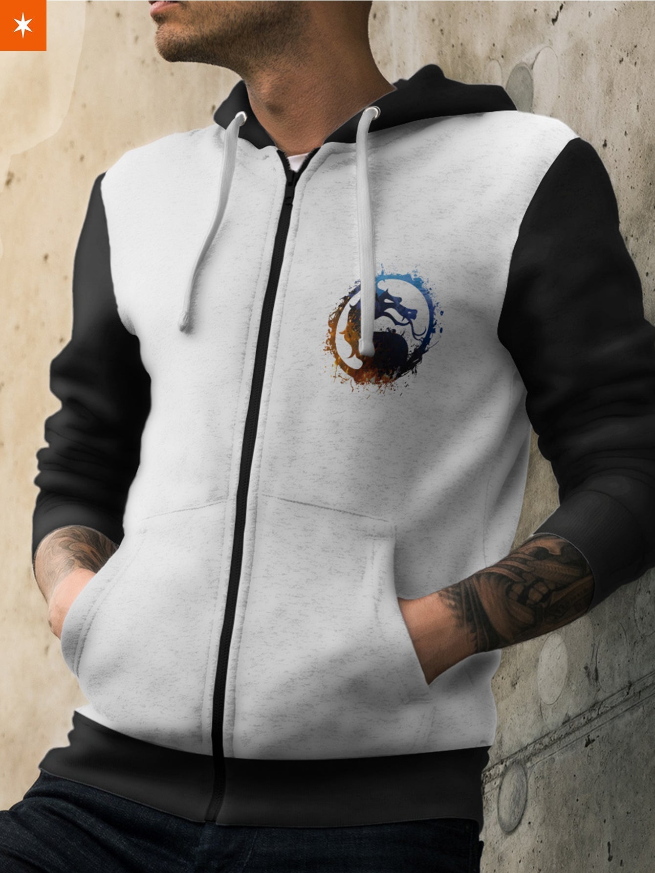 Fandomaniax - Lin Kuei X Shirai Ryu Unisex Zipped Hoodie